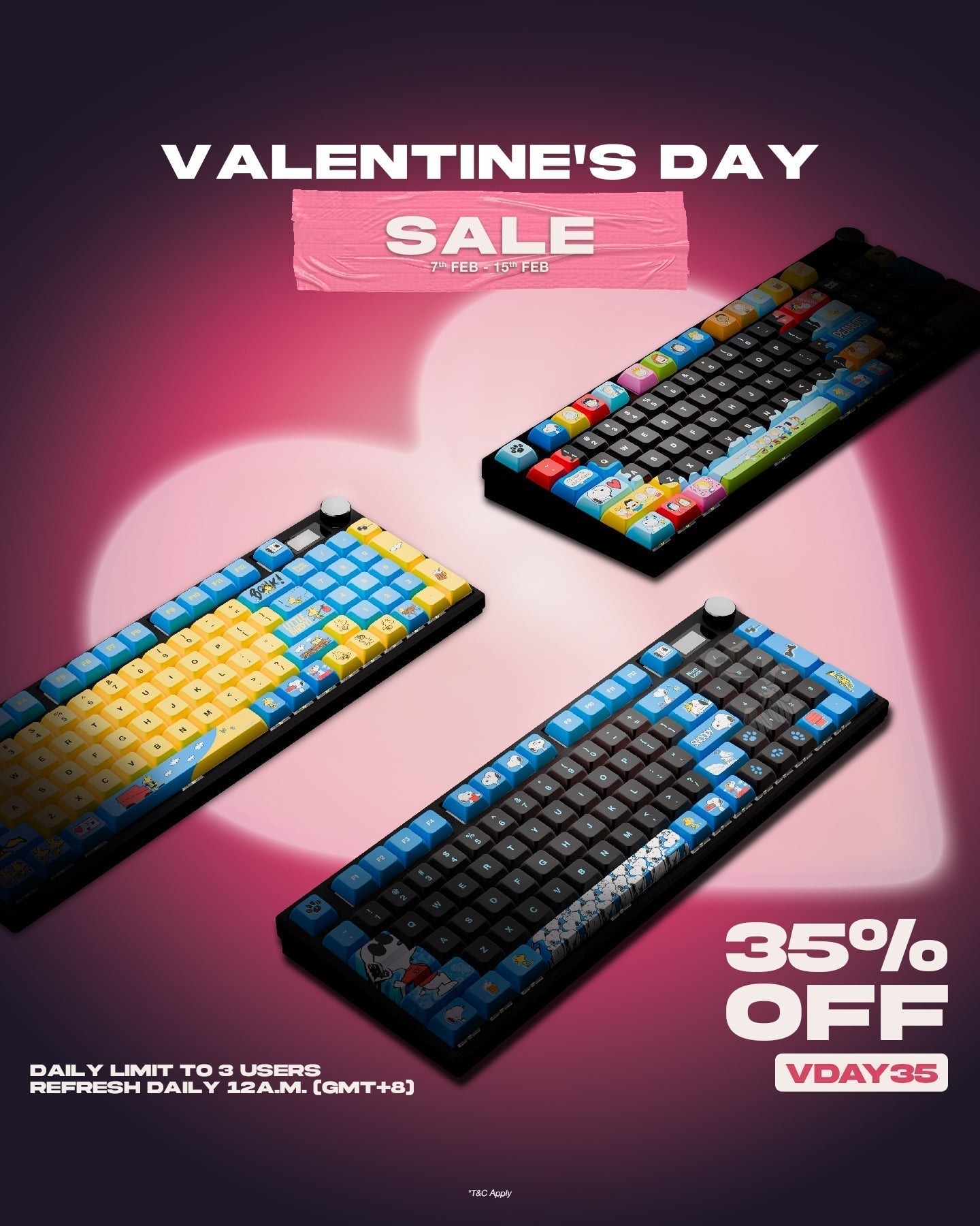 Love at First Type: Thekapco’s Valentine’s Day Sale 2026
