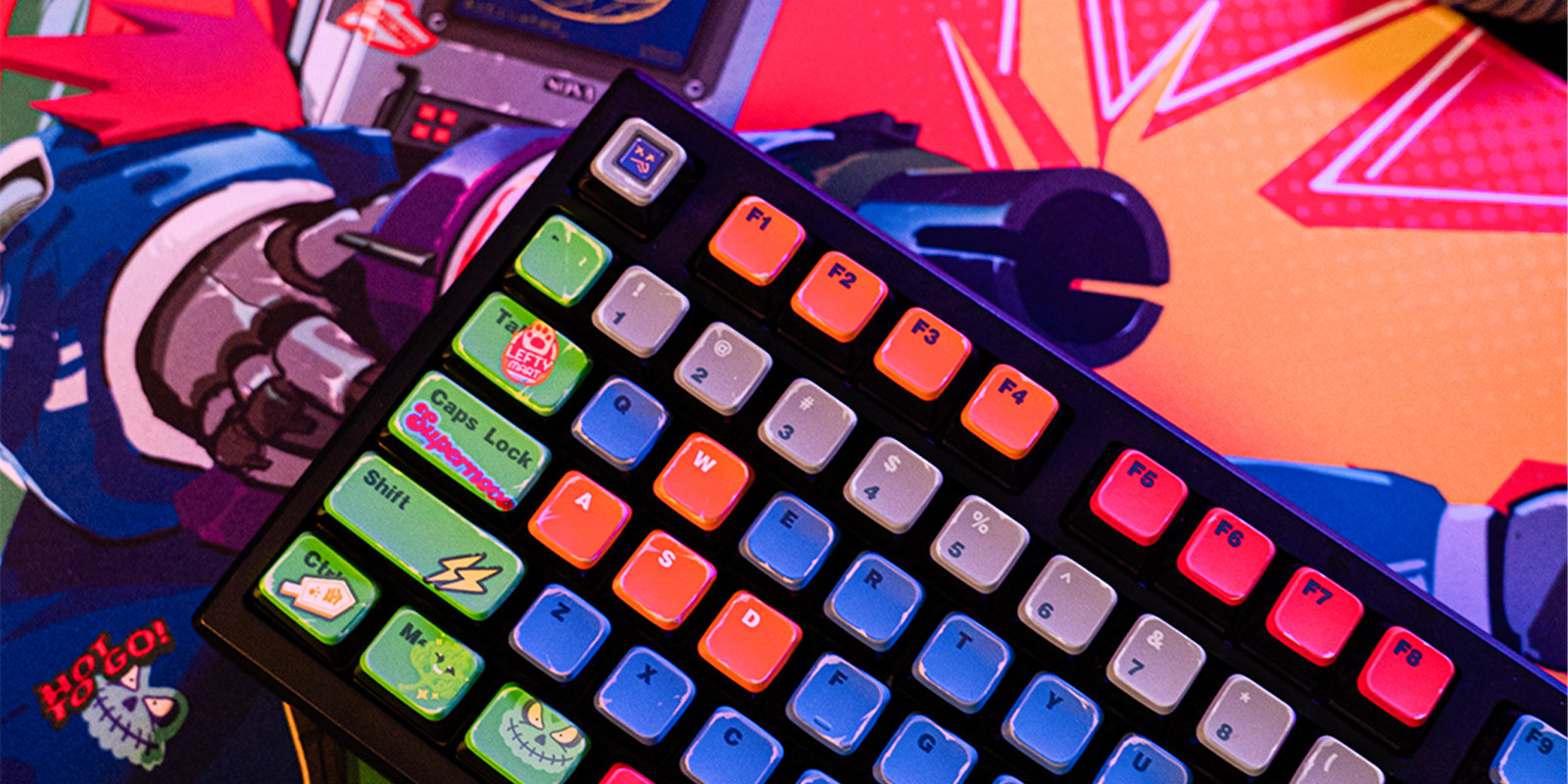Keycap Collab Spotlight: Thekapco x Lefty Art Store