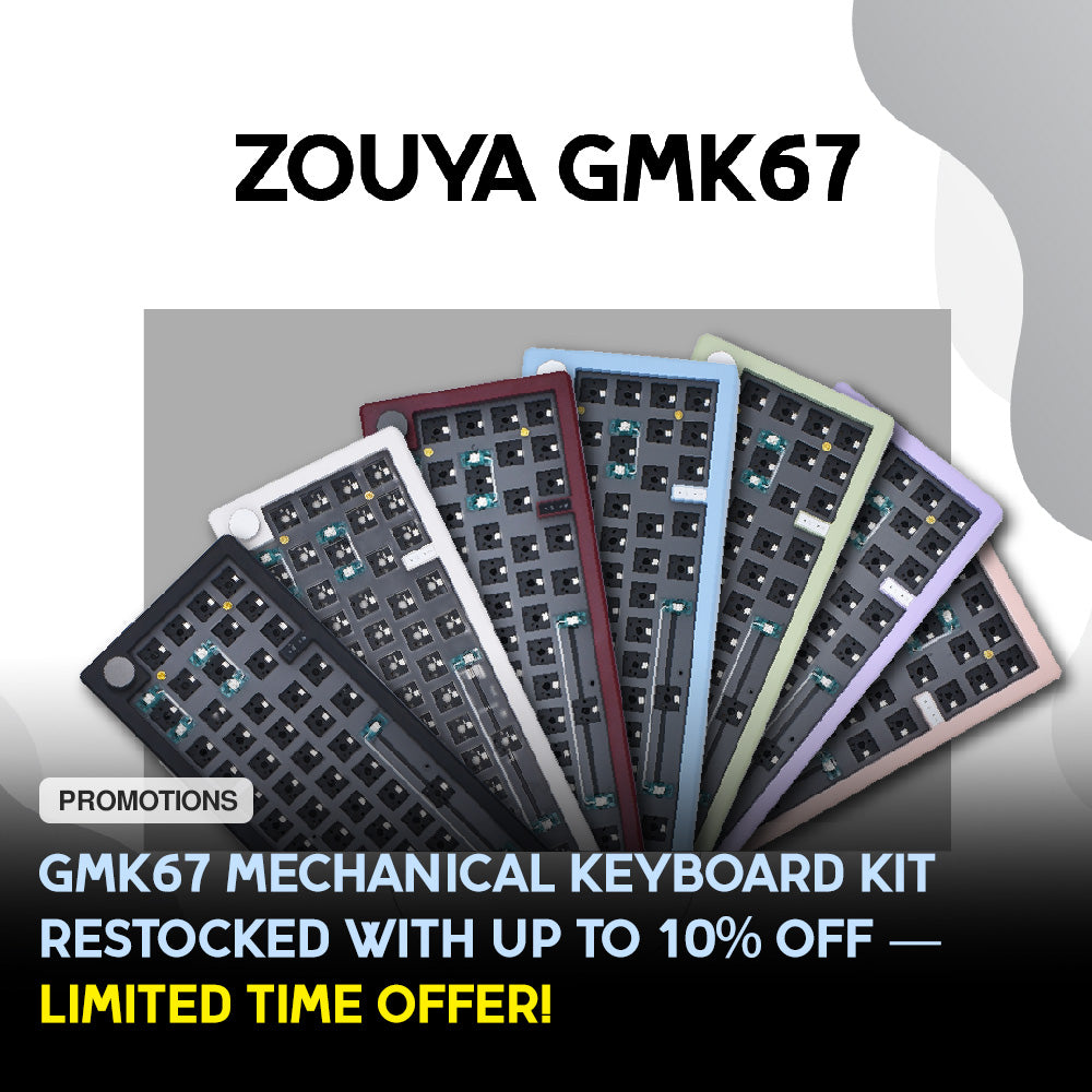 GMK67 Mechanical Keyboard Kit Restocked with Up to 10% Off: Limited Time Offer!