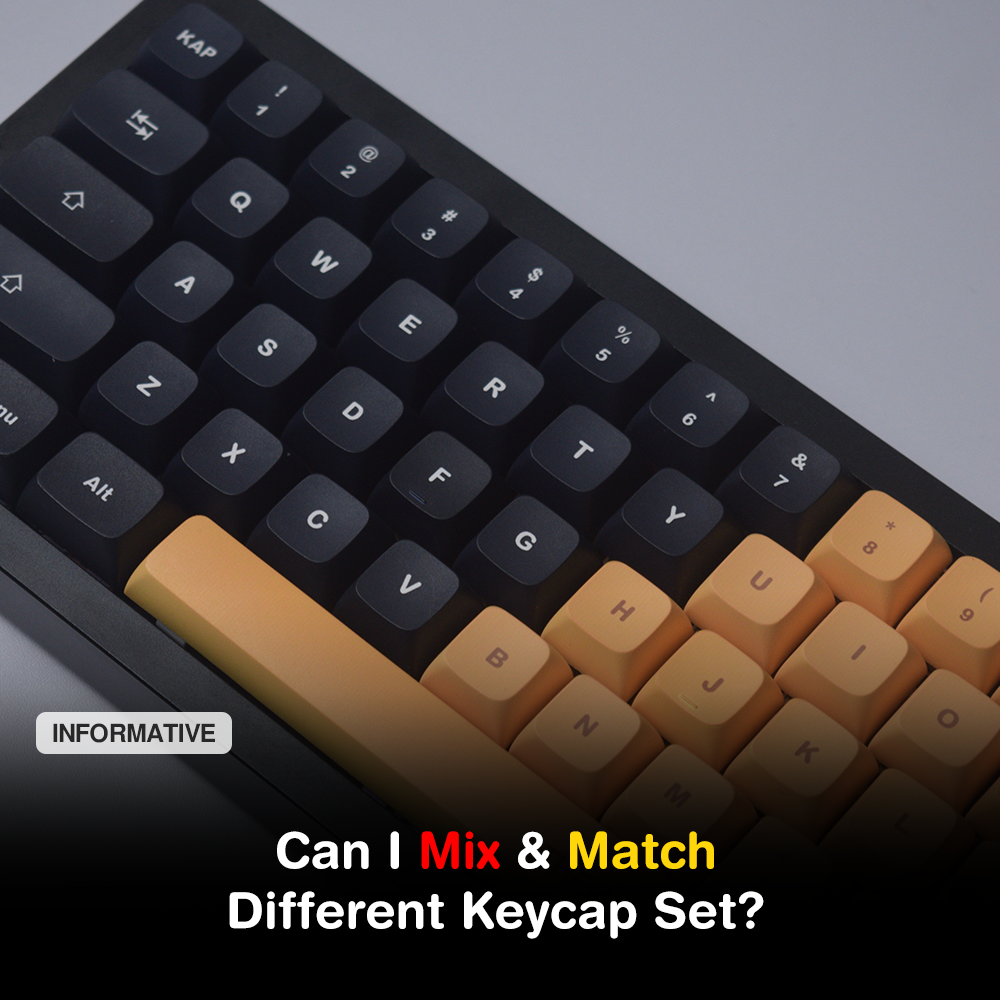 Can I Mix & Match Different Keycap Set?