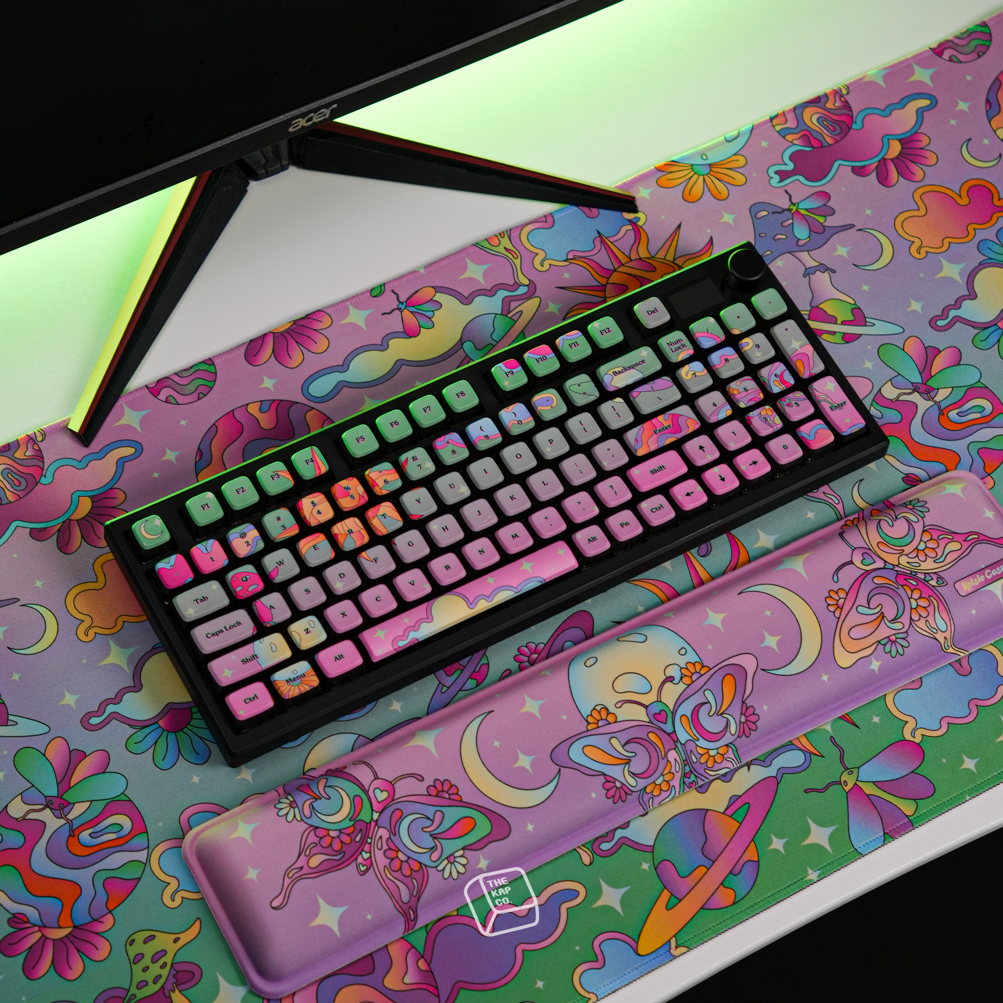 Thekapco x Kelsie Cosmic | Garden of Unearthly Delight Keycap Set