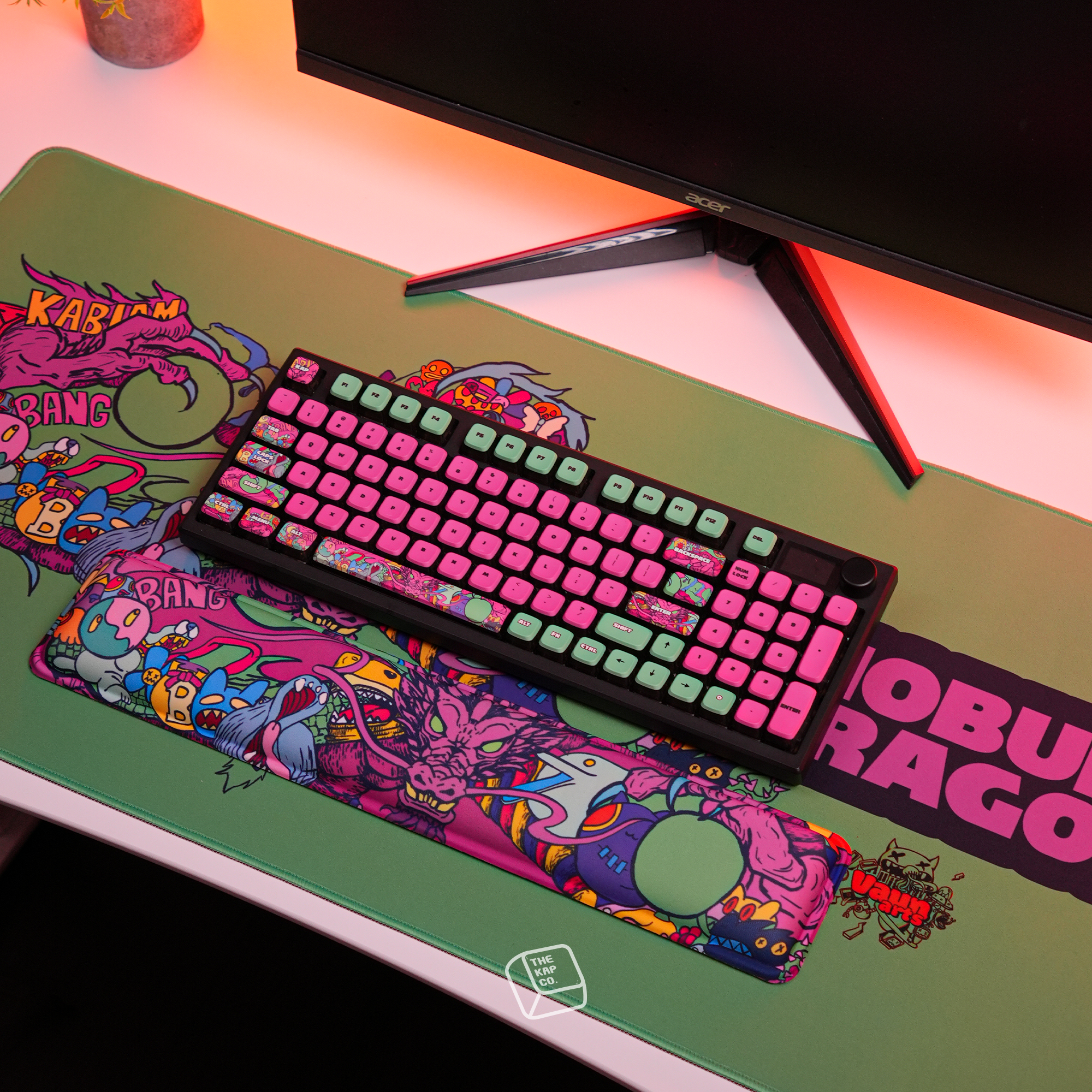 Thekapco x Vaunsarts | Mobius Dragon Keycaps