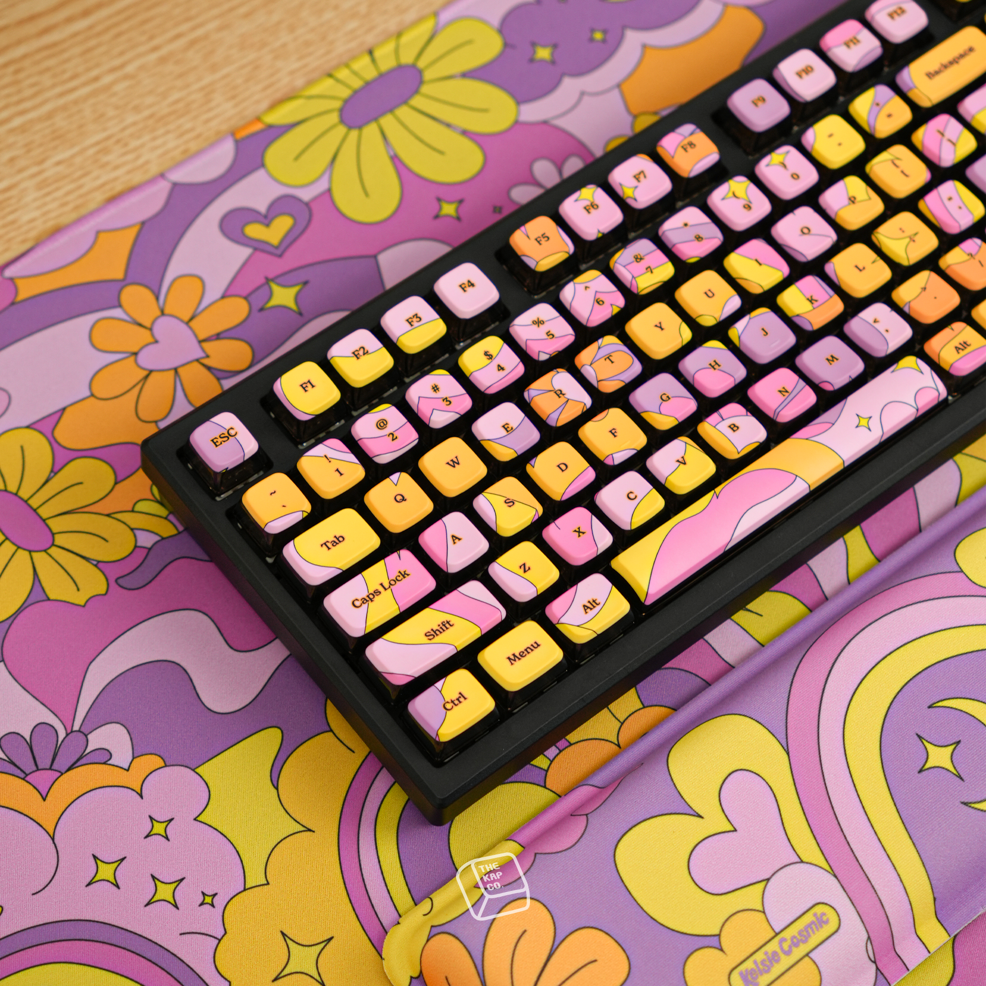 Thekapco x Kelsie Cosmic | Sunset Dream Deskmat / Wristrest
