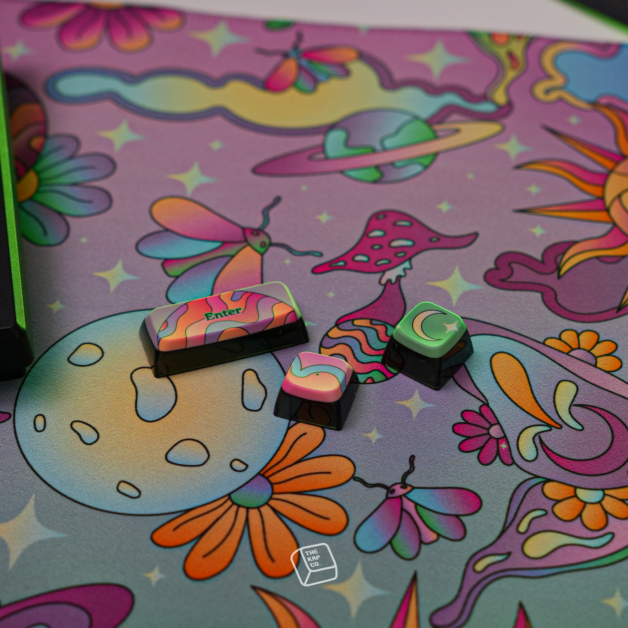 Thekapco x Kelsie Cosmic | Garden of Unearthly Delight Keycap Set