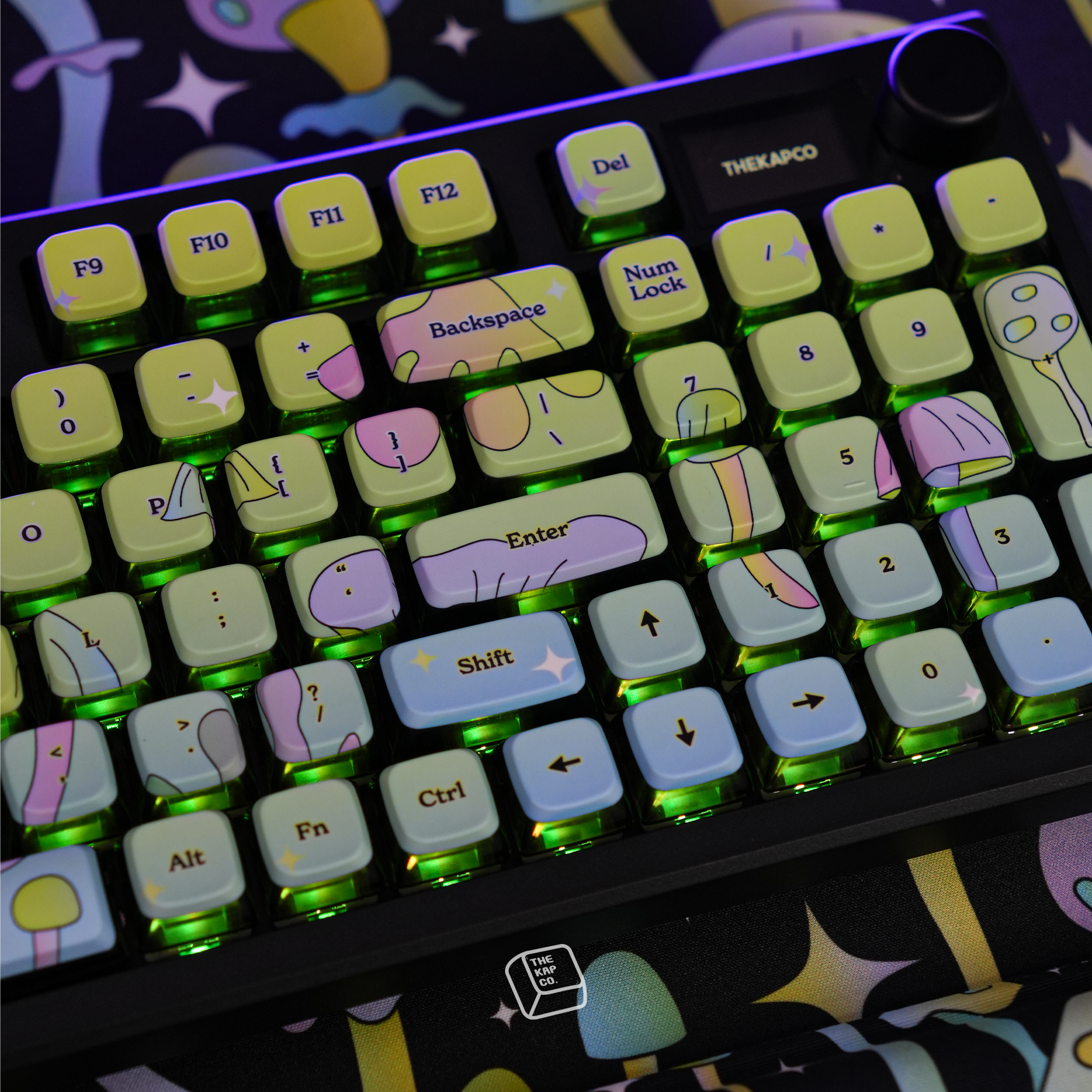 Thekapco x Kelsie Cosmic | Growing & Glowing Keycap Set
