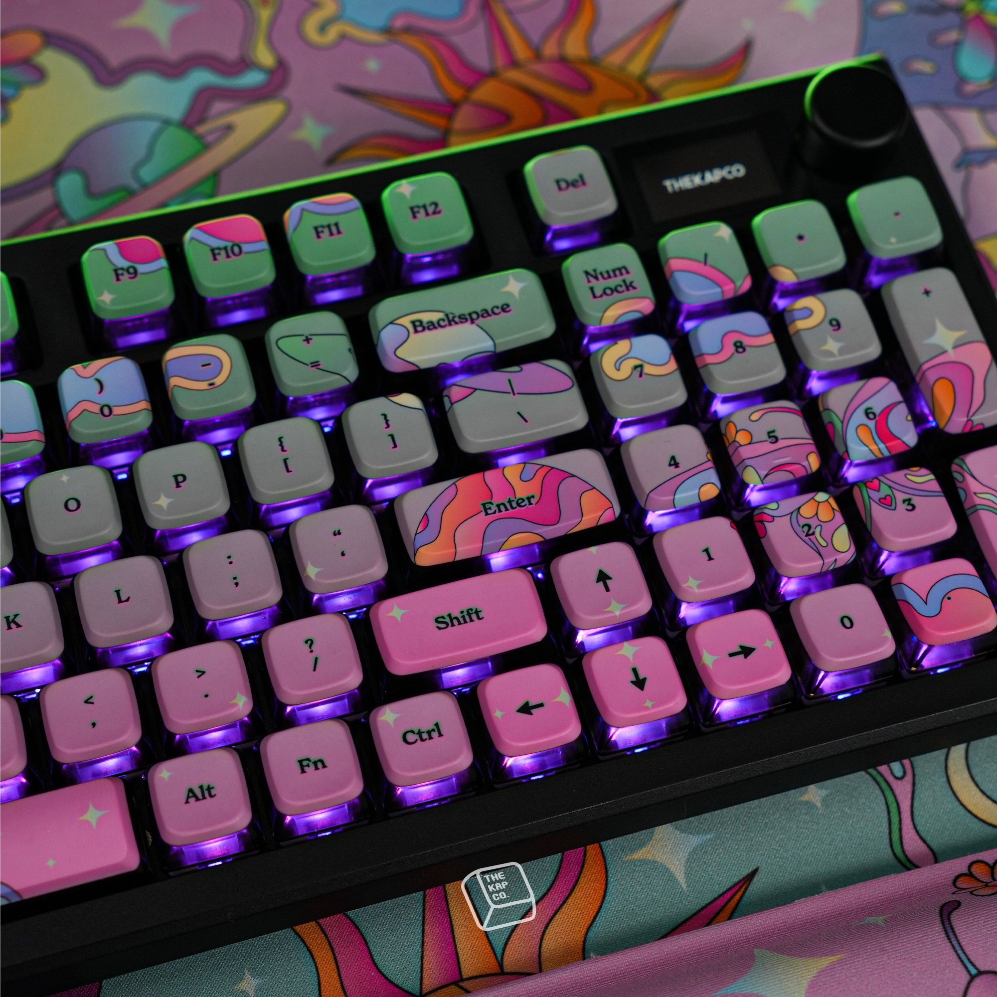 Thekapco x Kelsie Cosmic | Garden of Unearthly Delight Keycap Set