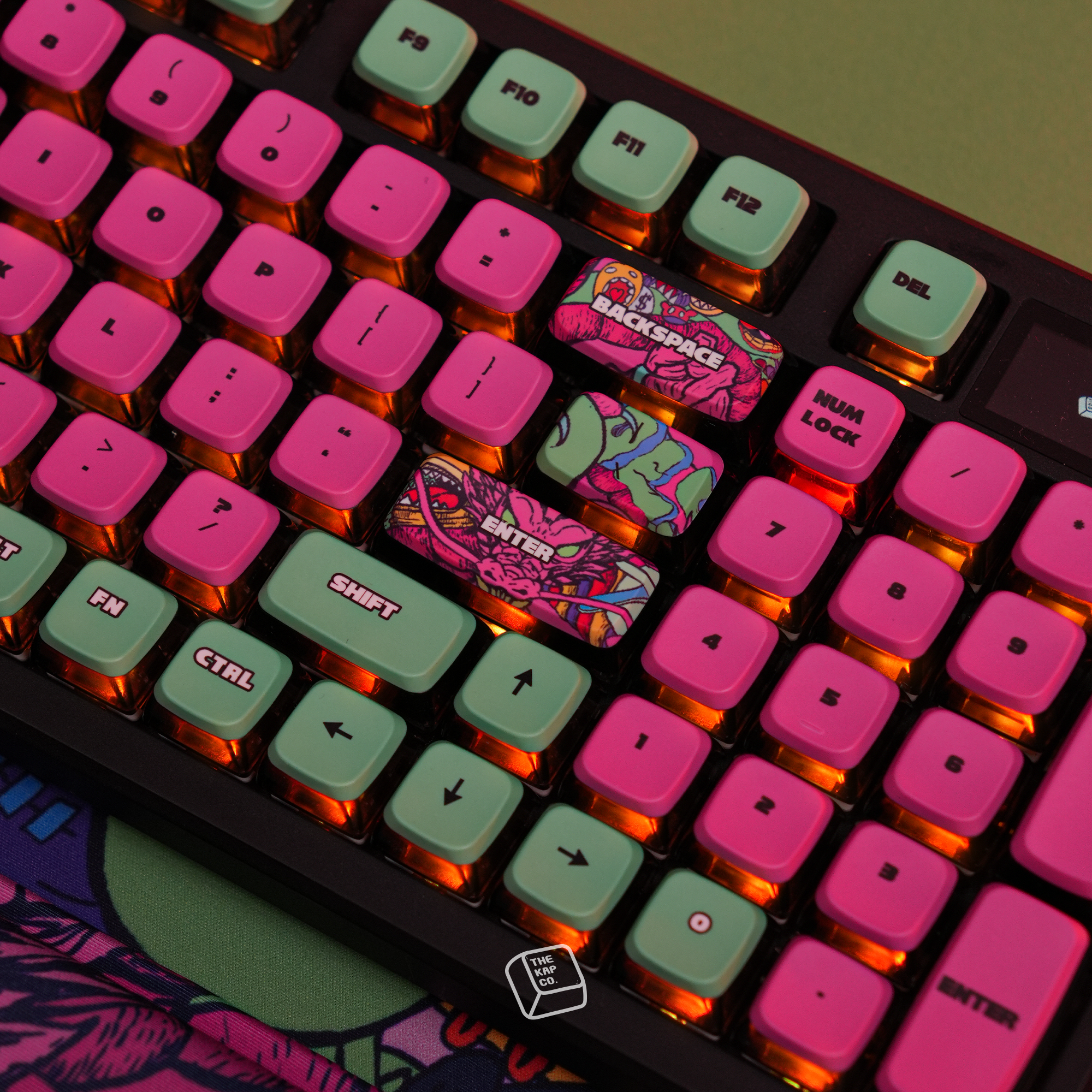 Thekapco x Vaunsarts | Mobius Dragon Keycaps