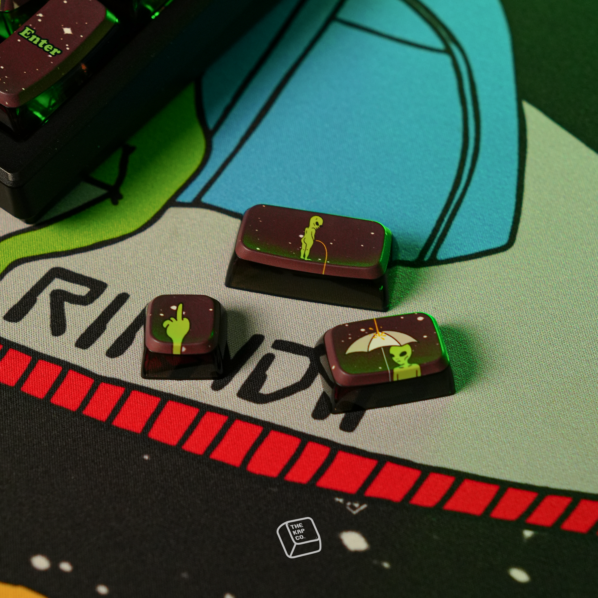 Thekapco x RipnDip | We Out Here Keycaps