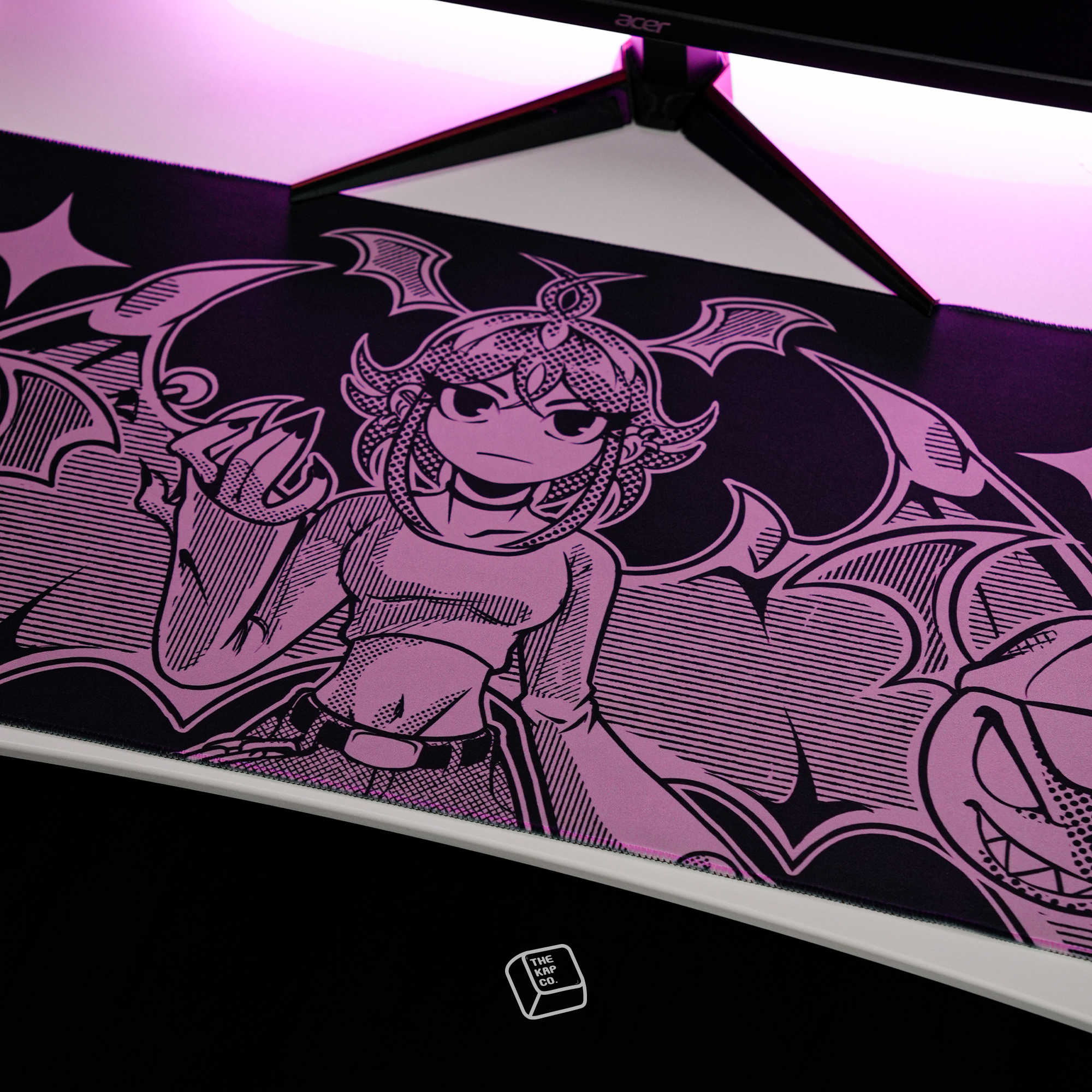 Thekapco x Gazola | Little Demon Deskmat / Wristrest