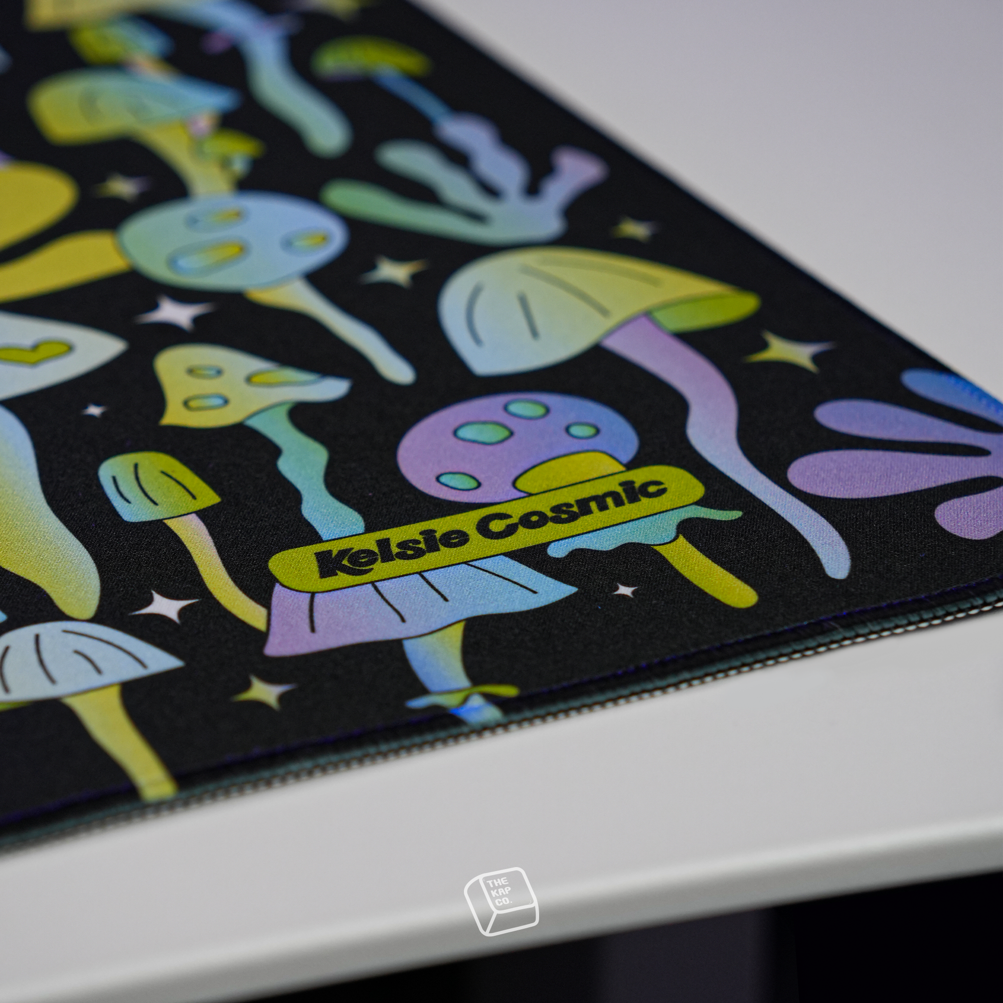 Thekapco x Kelsie Cosmic | Growing & Glowing Deskmat / Wristrest