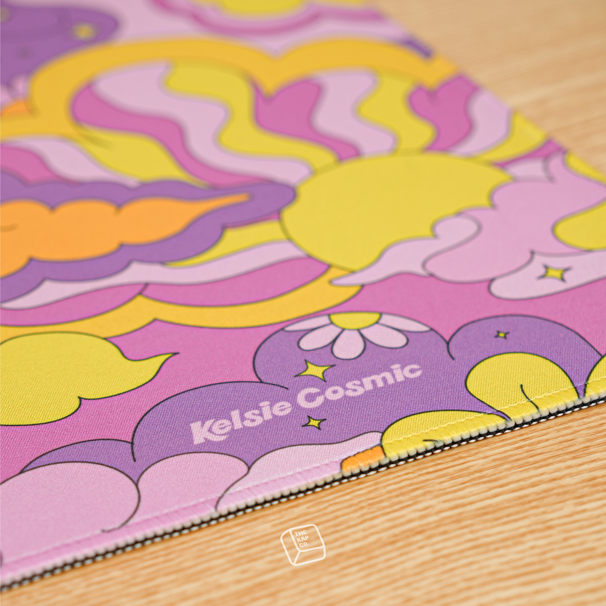 Thekapco x Kelsie Cosmic | Sunset Dream Deskmat / Wristrest
