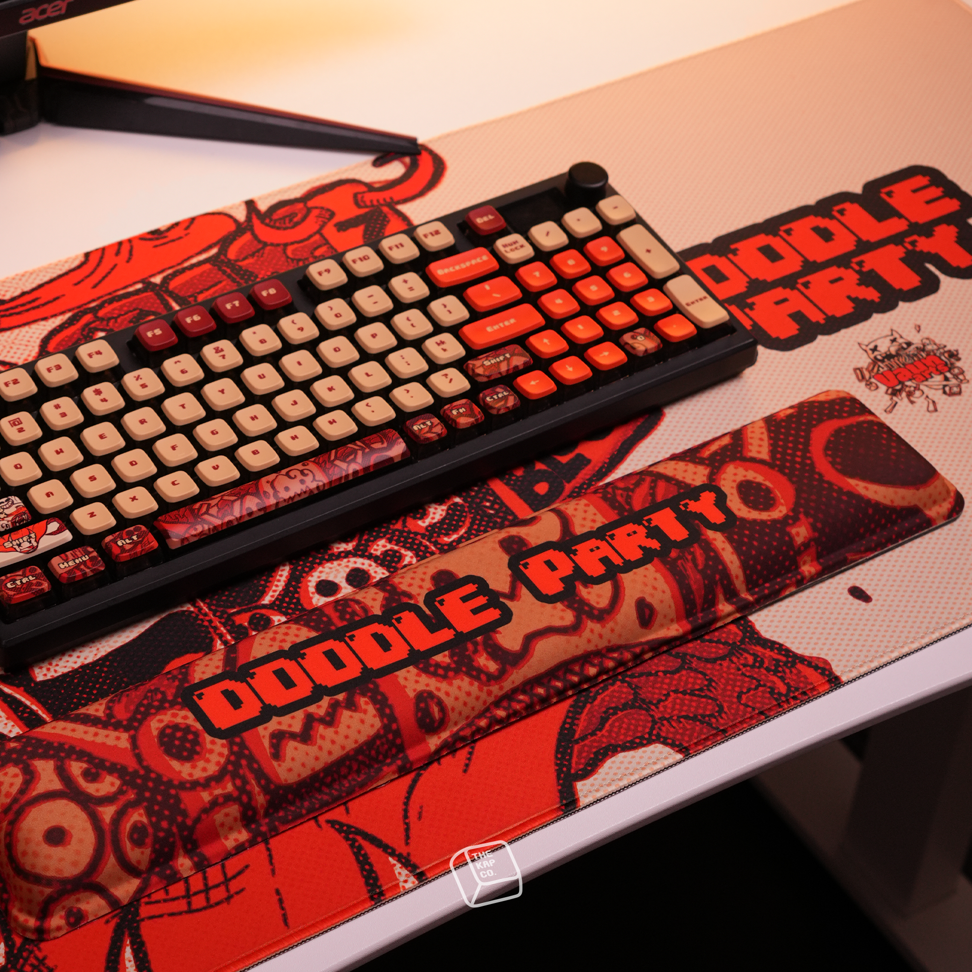 Thekapco x Vaunsarts | Doodle Party Keycaps