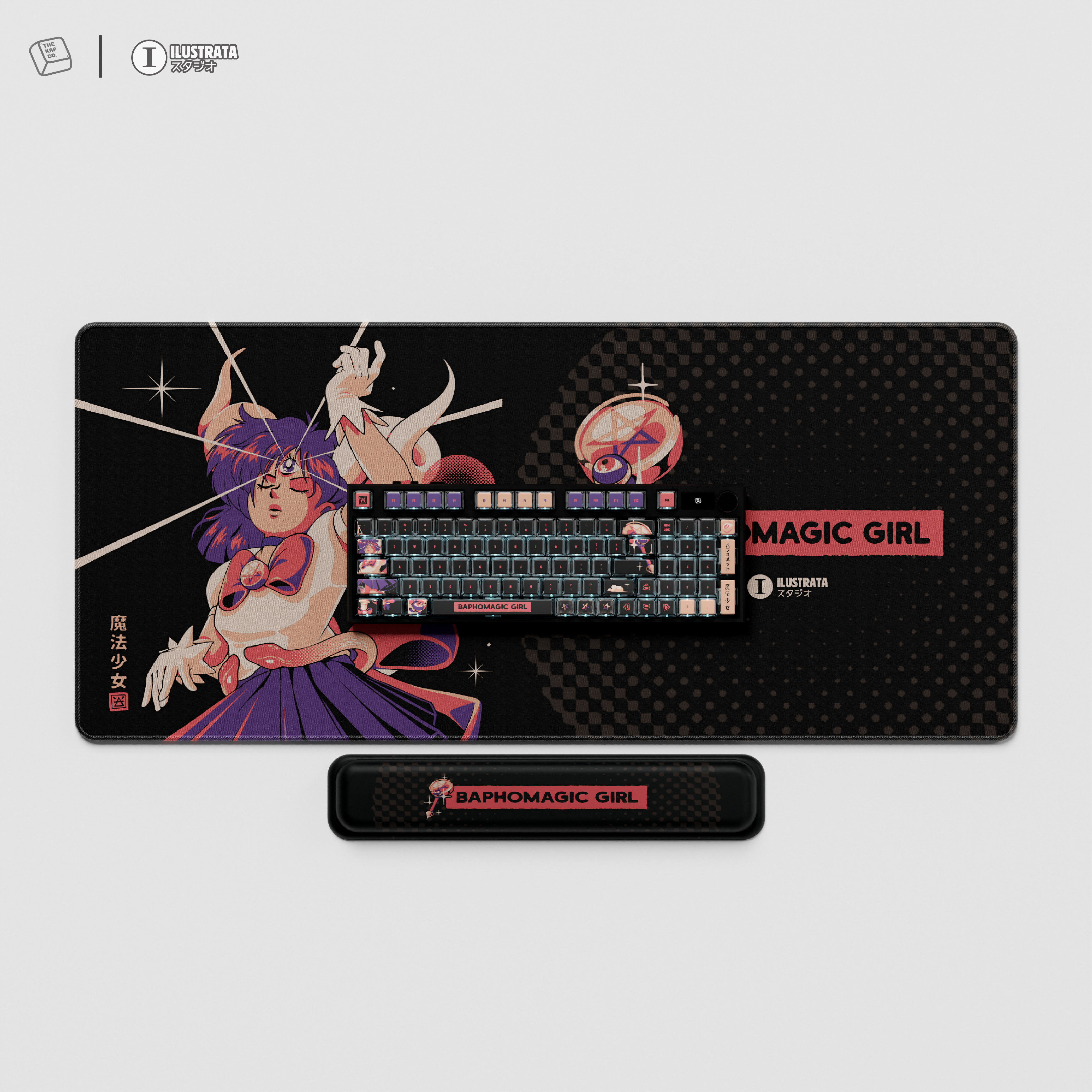 Thekapco x Ilustrata | Baphomagic Girl Keycap Set
