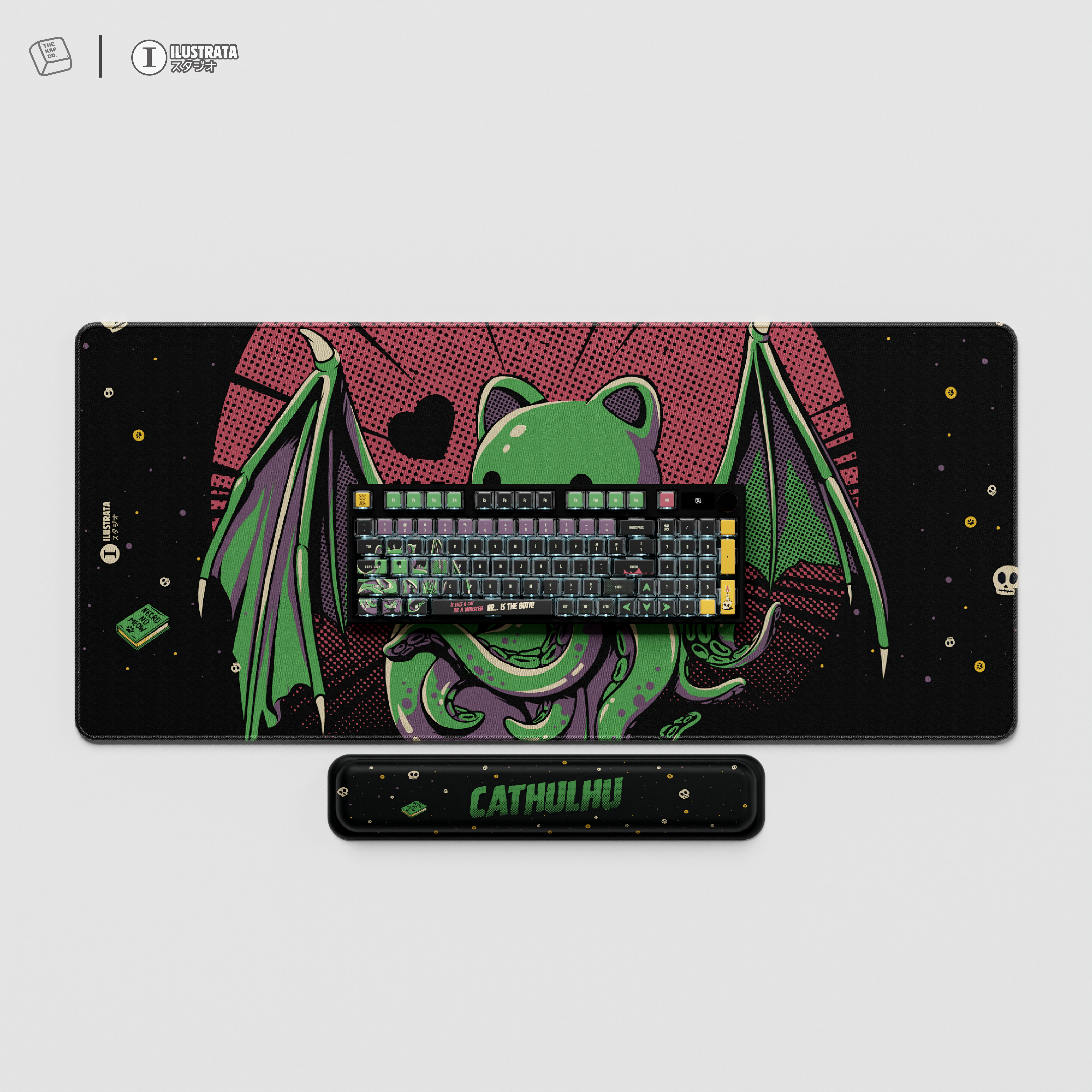 Thekapco x Ilustrata | Cathulhu Keycap Set