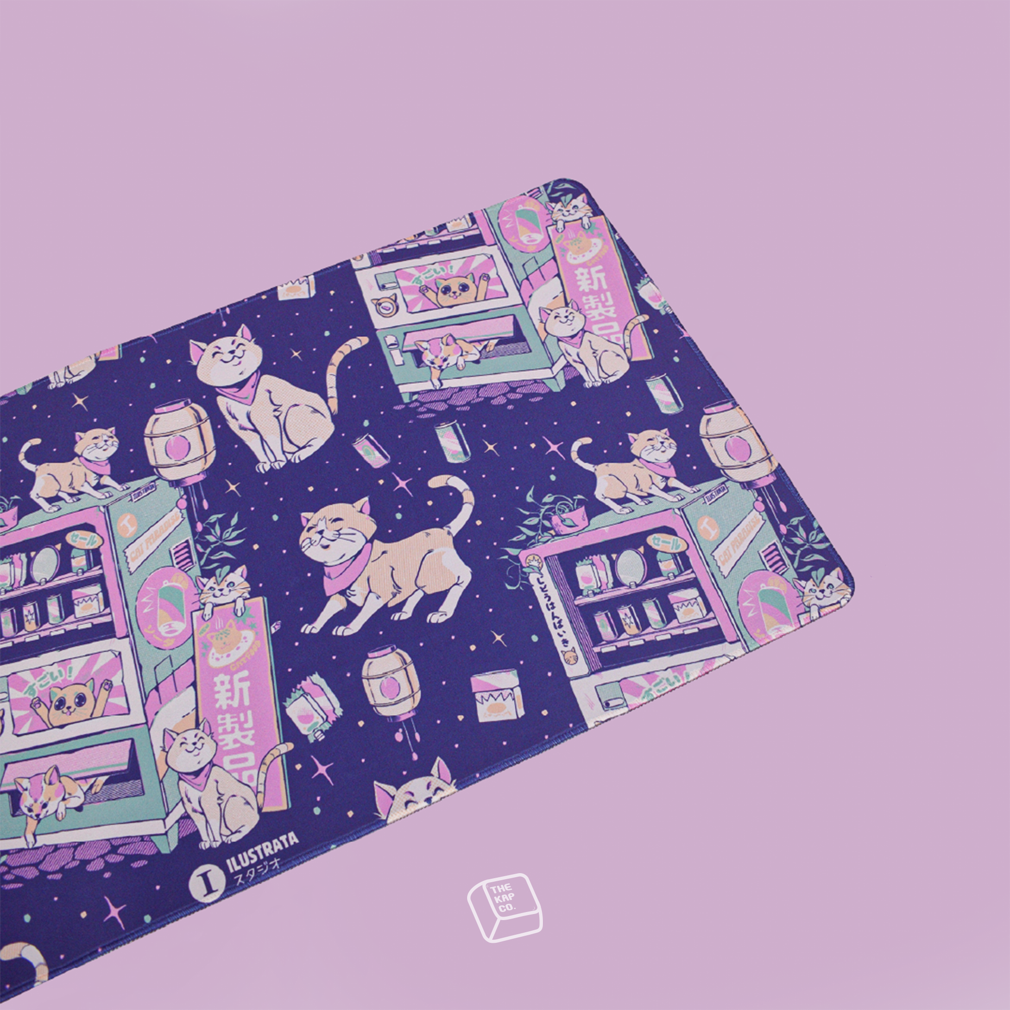 Thekapco x Ilustrata | Cat Vending Machine Keycap Set