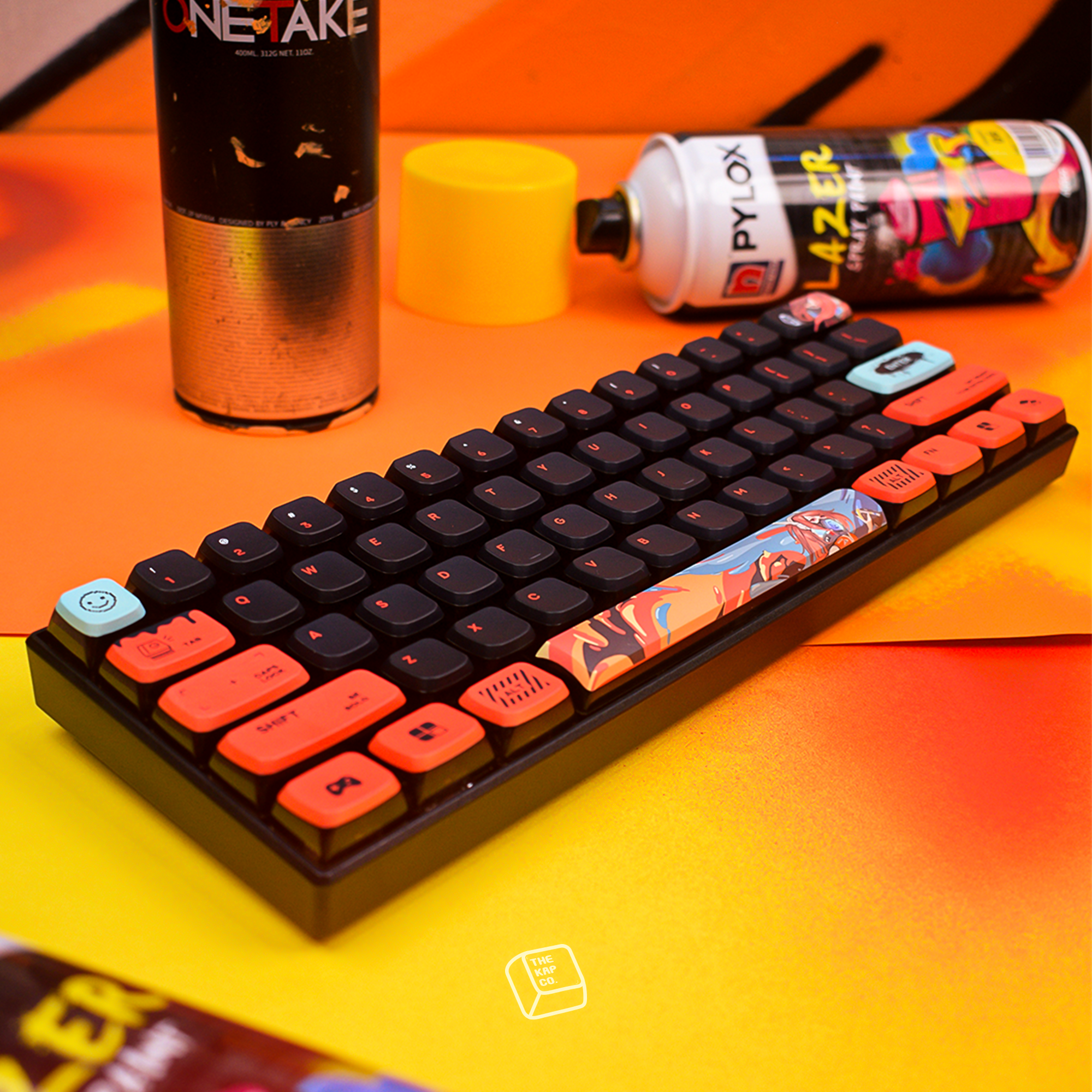 Thekapco x Mobius Academy | 燃 Resurgence Keycap Set