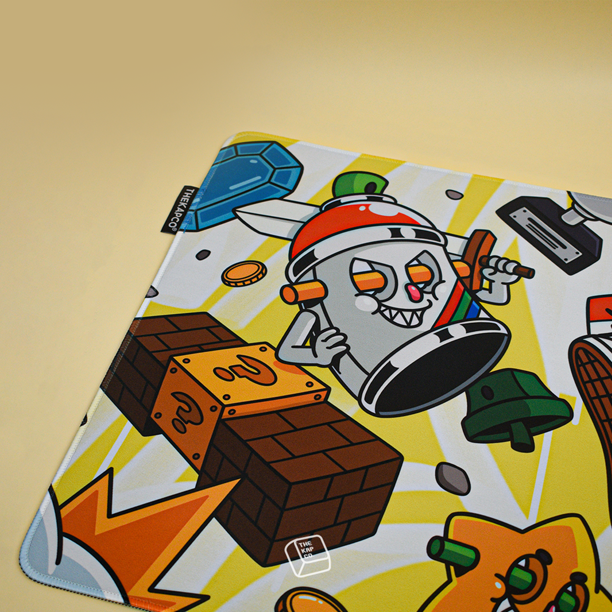 Thekapco x YANG | The Graffiti Deskmat / Wristrest