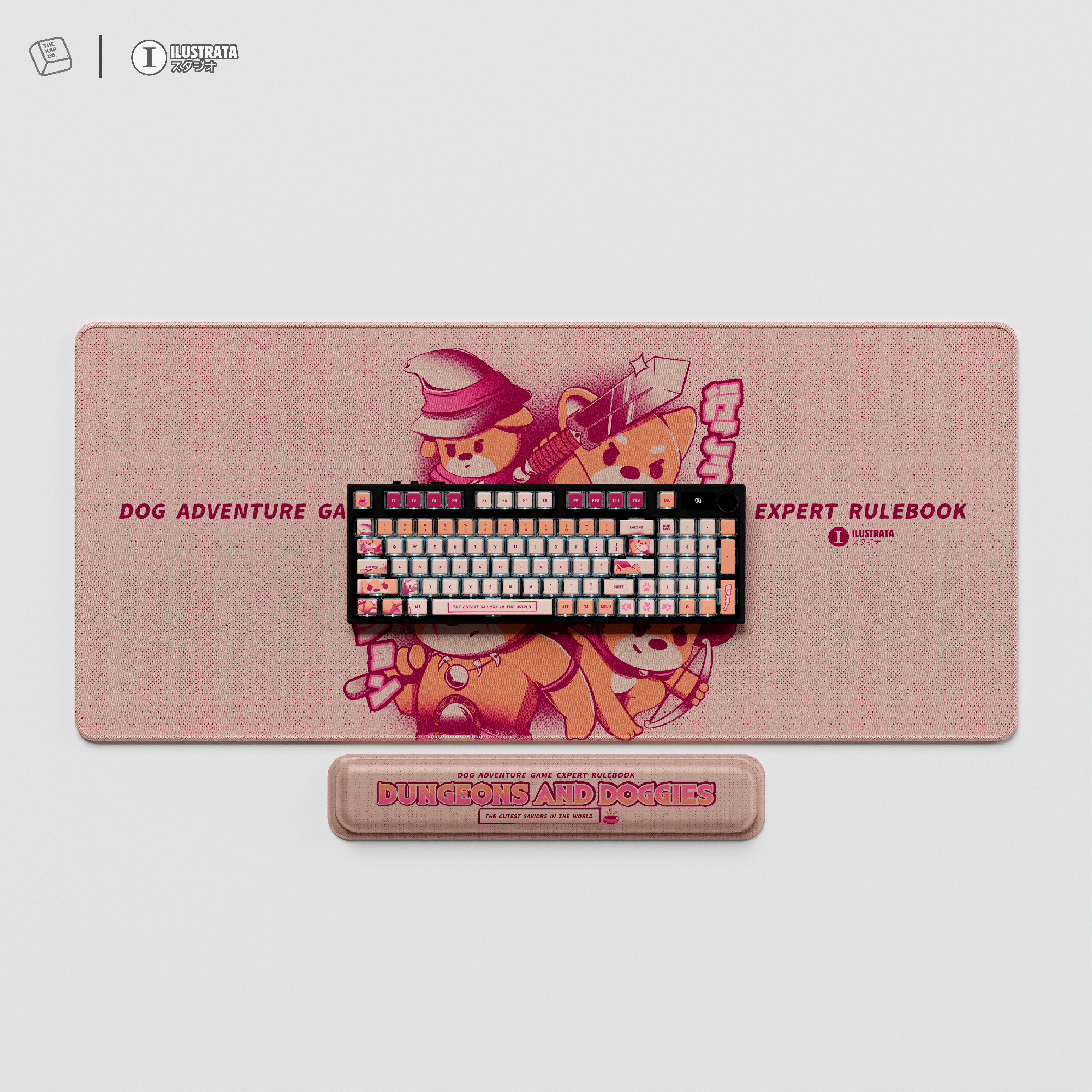 Thekapco x Ilustrata | Dungeon and Doggies Keycap Set