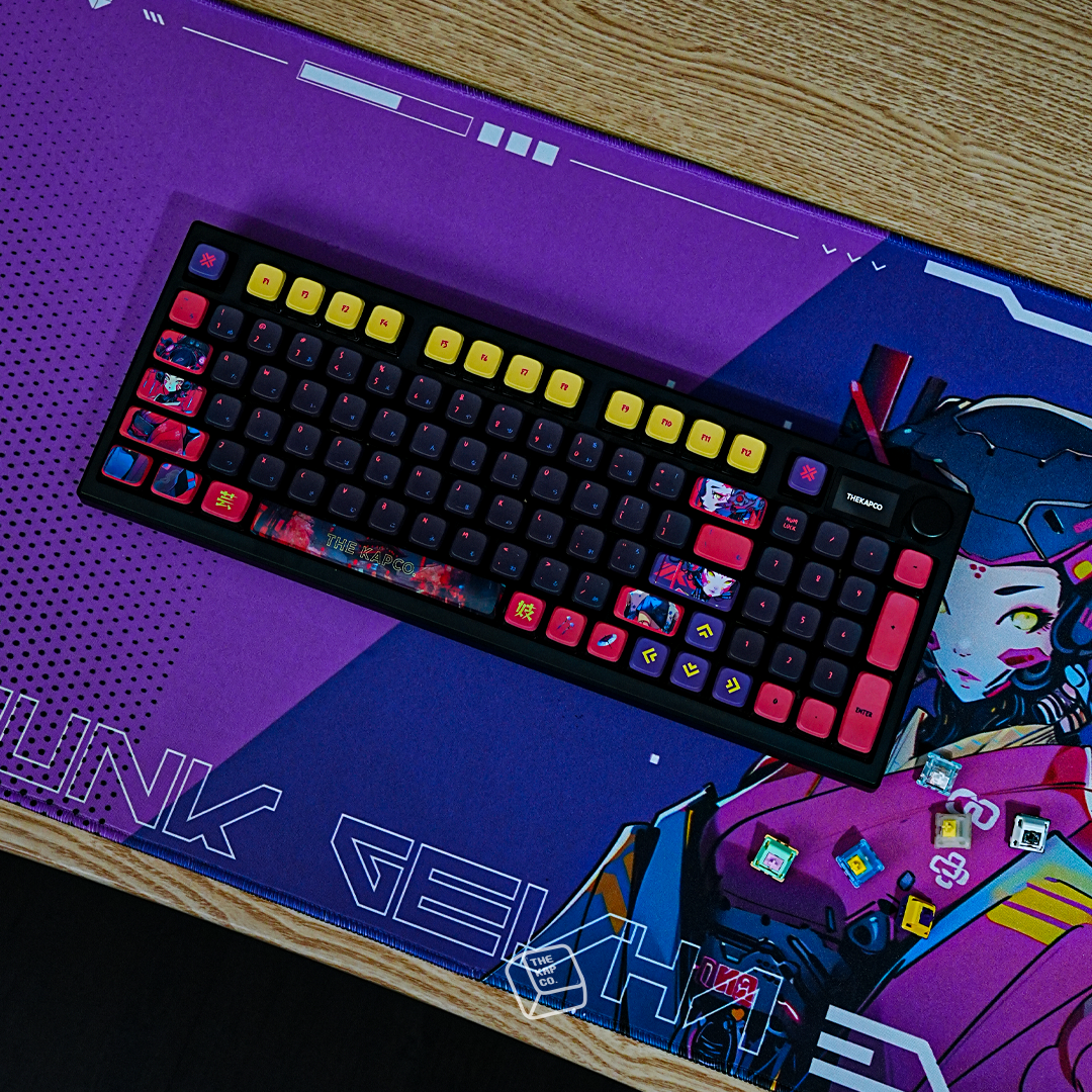 Thekapco x Powdersea | Geisha 3.0 Deskmat / Wristrest