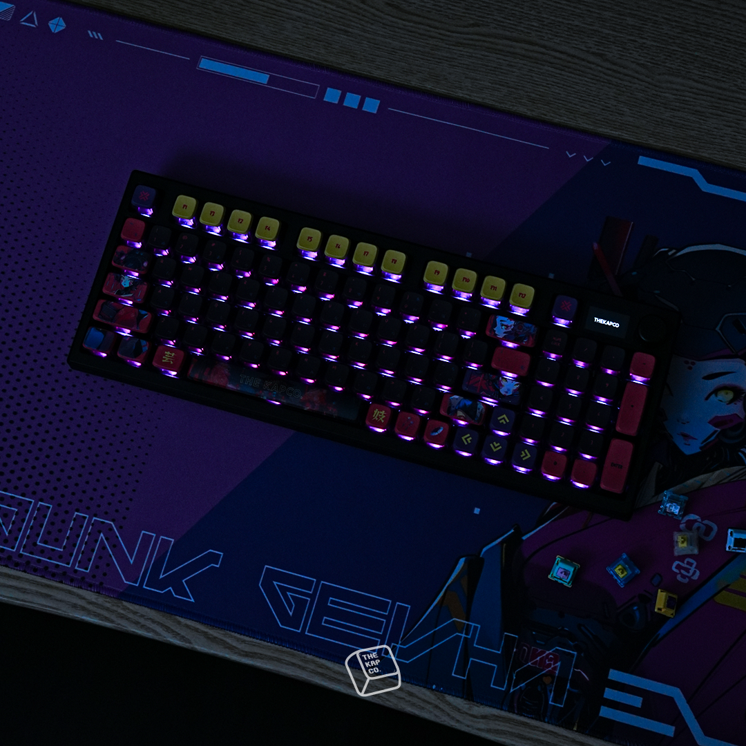 Thekapco x Powdersea | Geisha 3.0 Deskmat / Wristrest