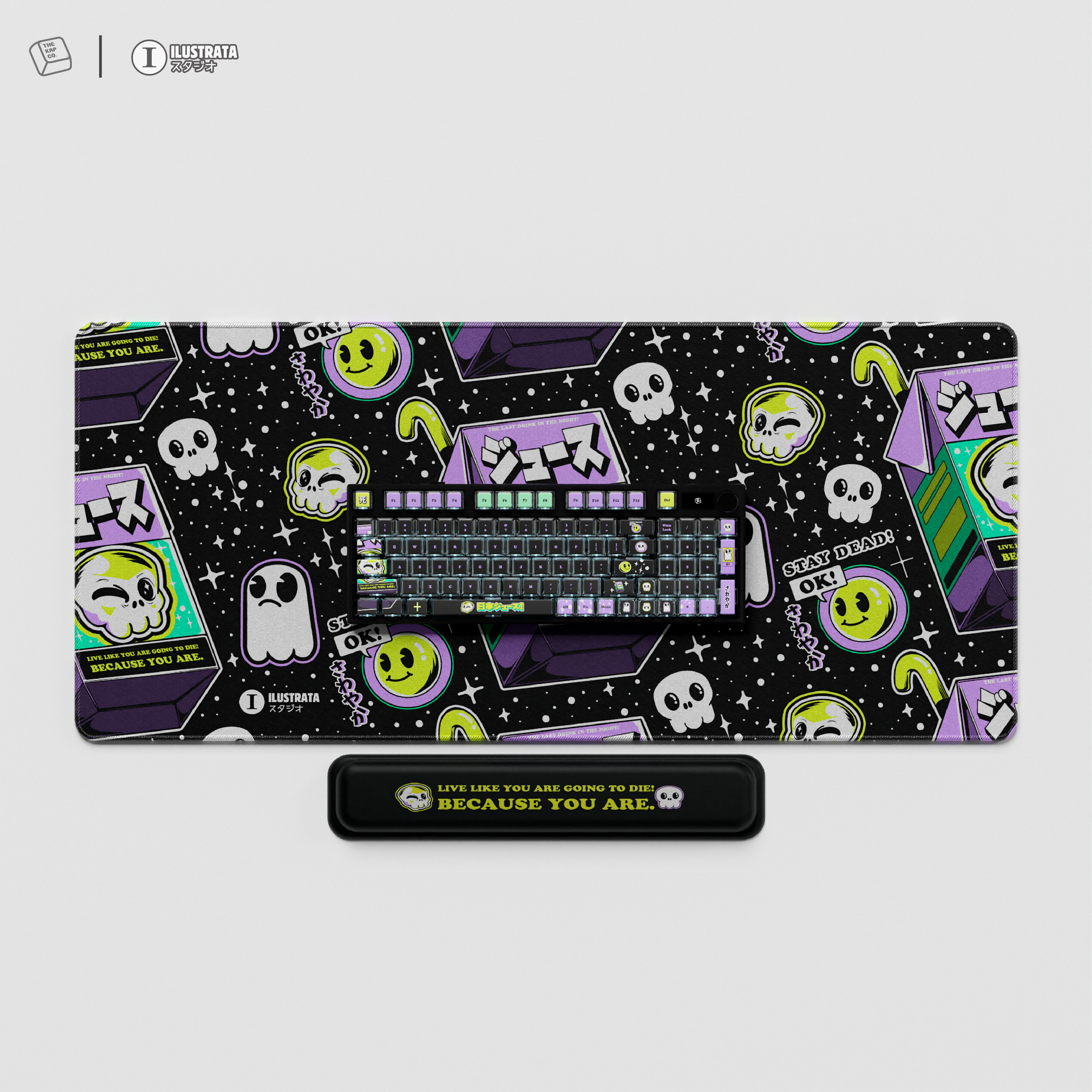 Thekapco x Ilustrata | Japanese Juice Keycaps