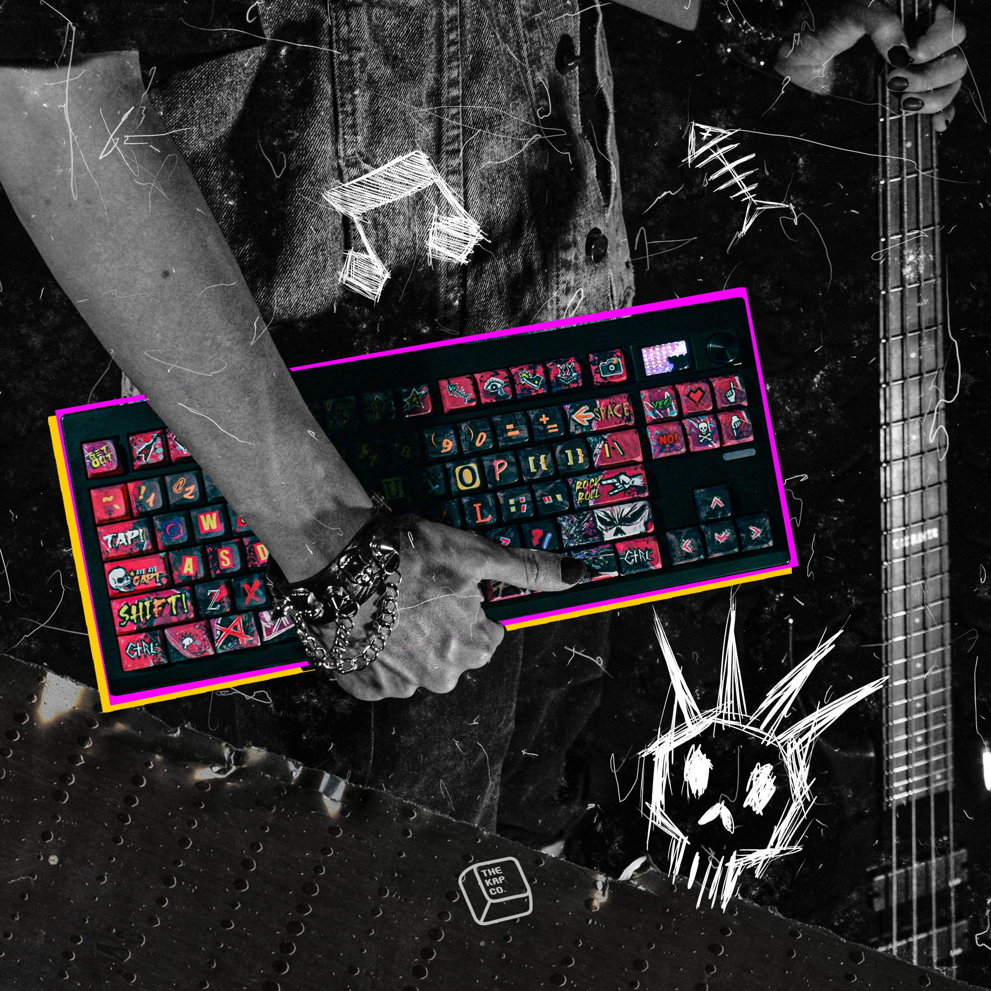 Thekapco x Atokai | The Punky Street Keycaps