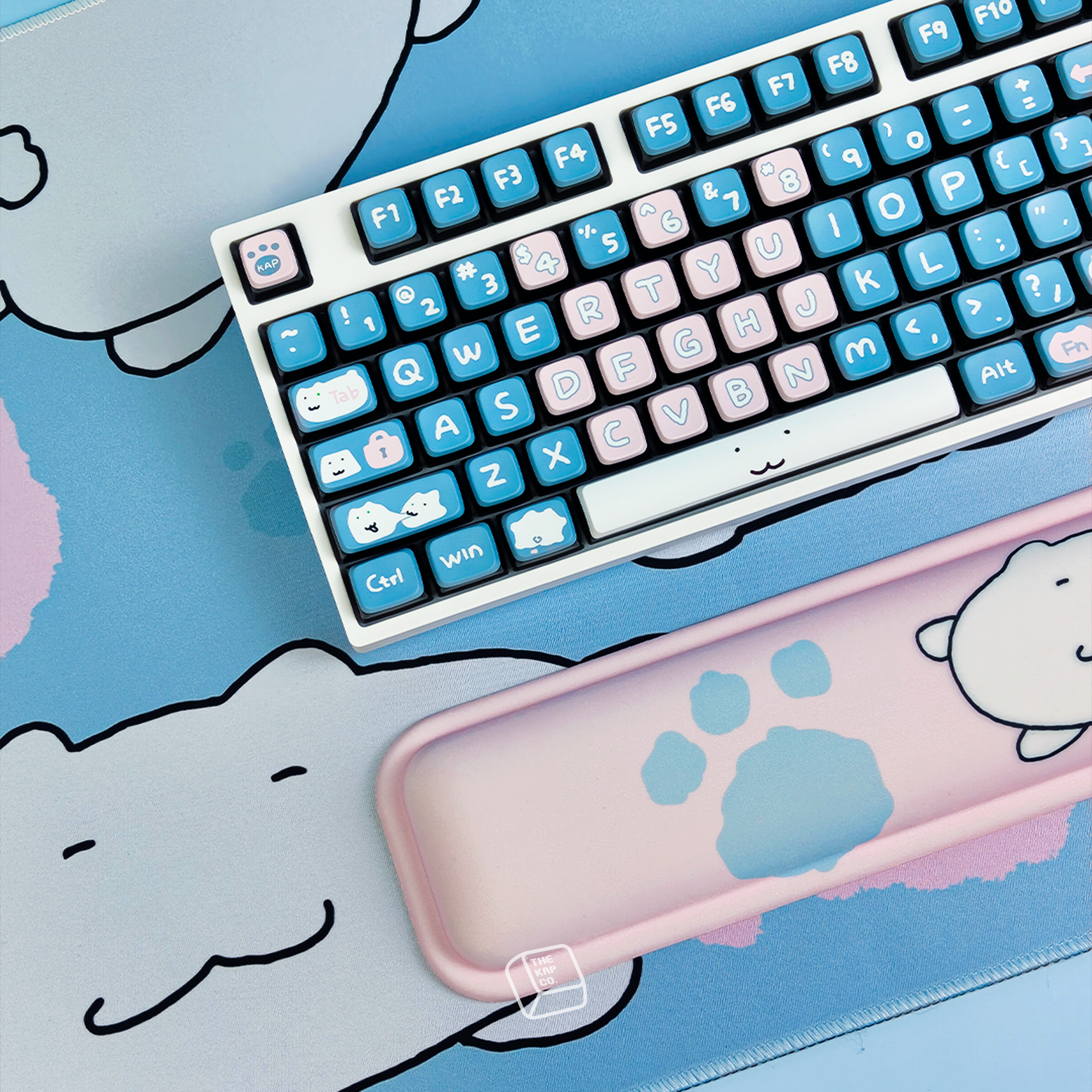 Thekapco x Meomonsters | Paw Paw Keycap Set