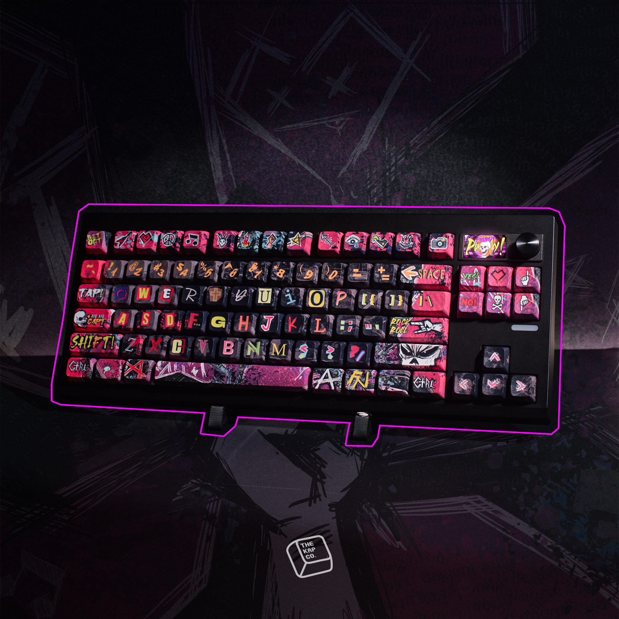 Thekapco x Atokai | The Punky Street Keycaps