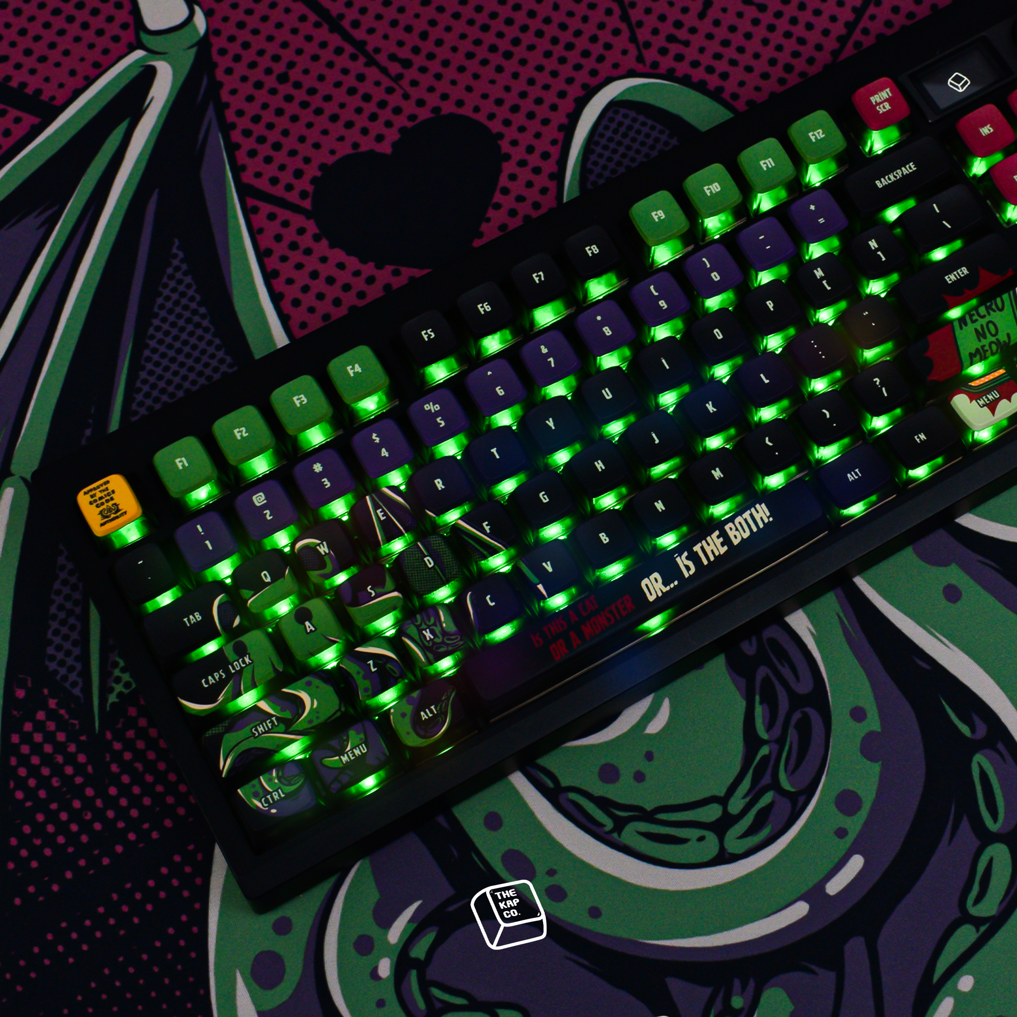 Thekapco x Ilustrata | Cathulhu Keycap Set