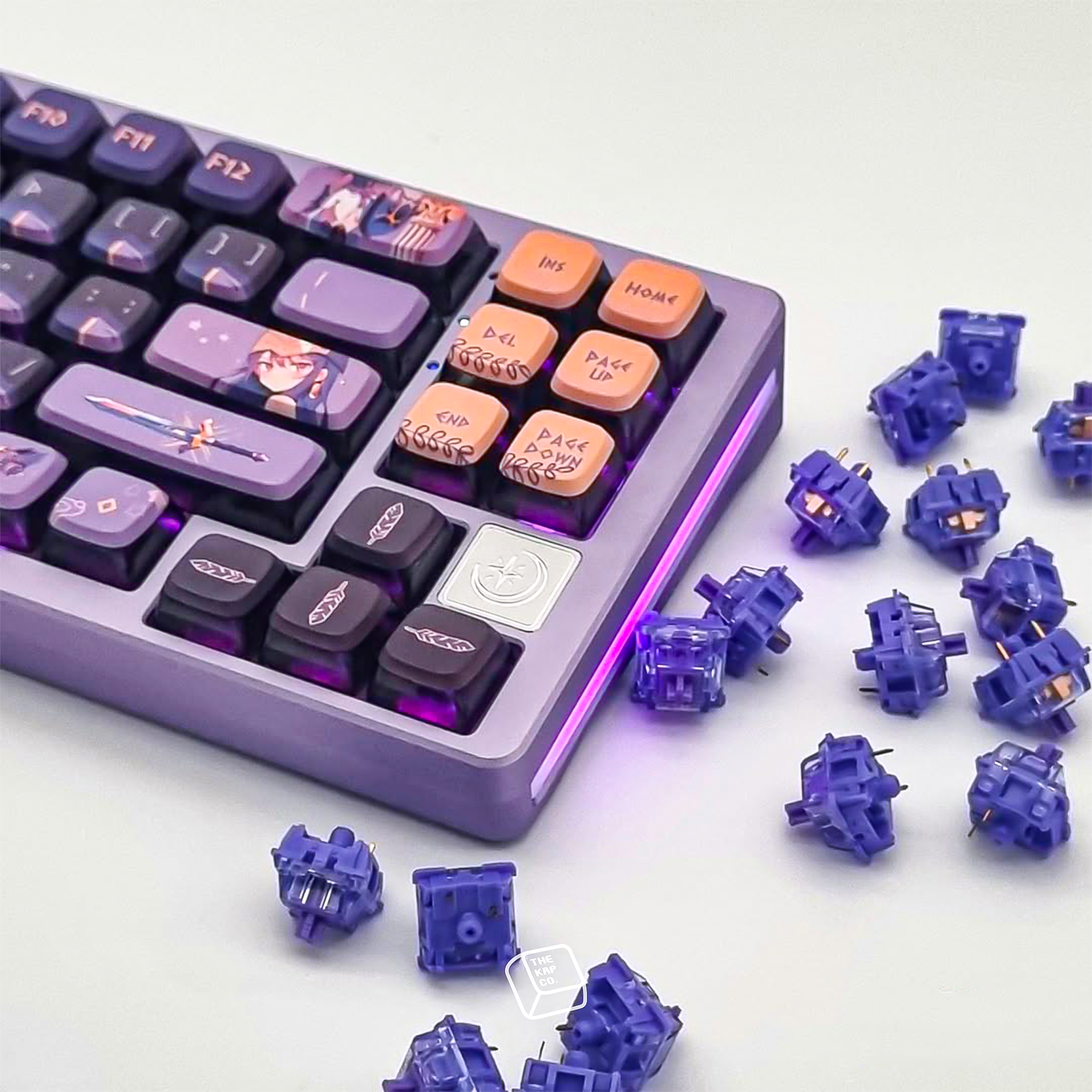 Thekapco x Powdersea | Greekeys Athena Keycaps