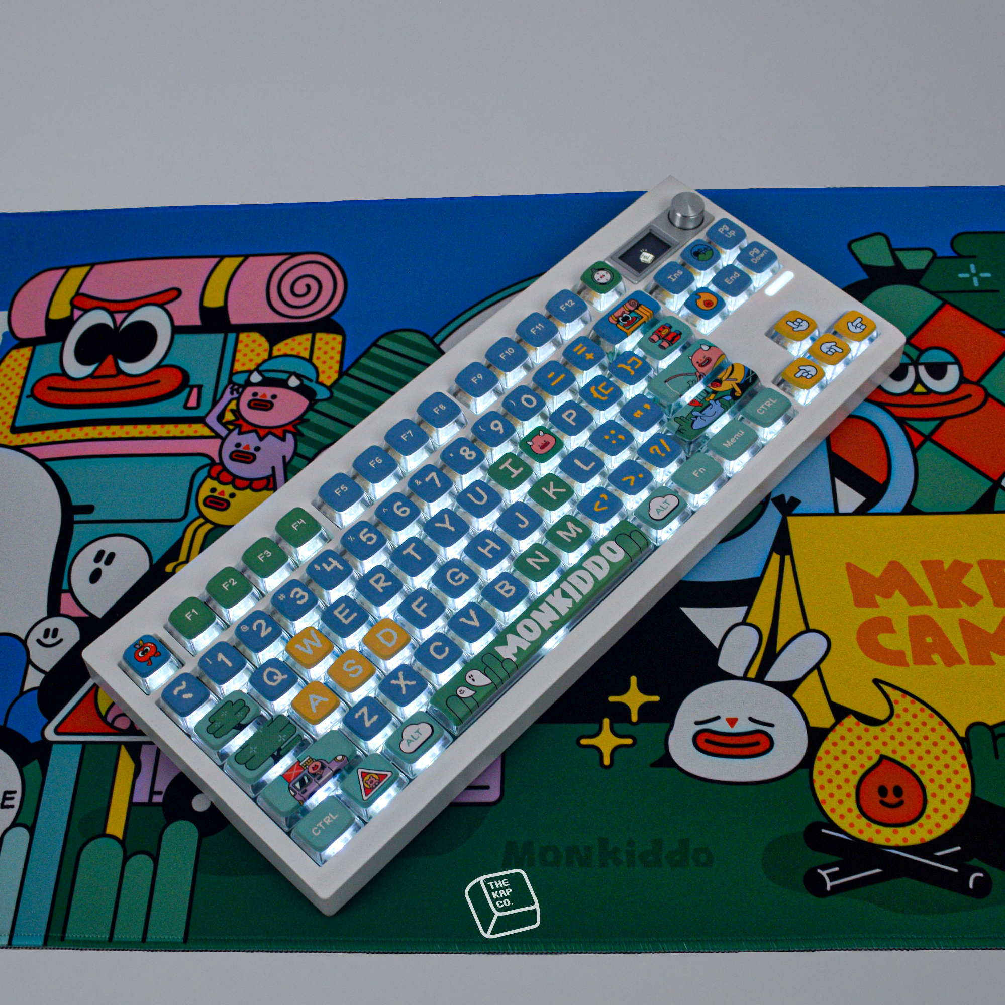 Thekapco x Monkiddo | Campkiddo Deskmat / Wristrest