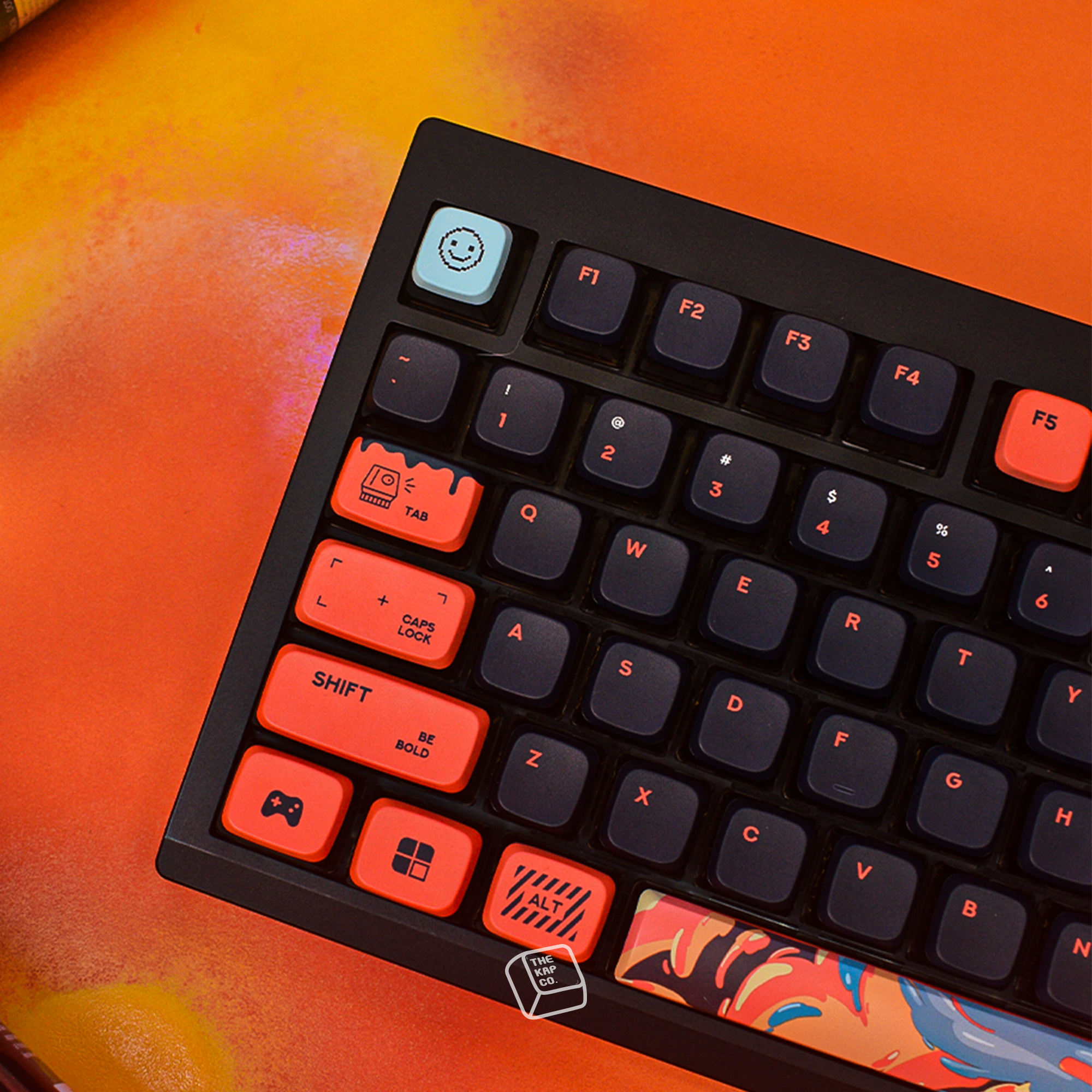 Thekapco x Mobius Academy | 燃 Resurgence Keycap Set