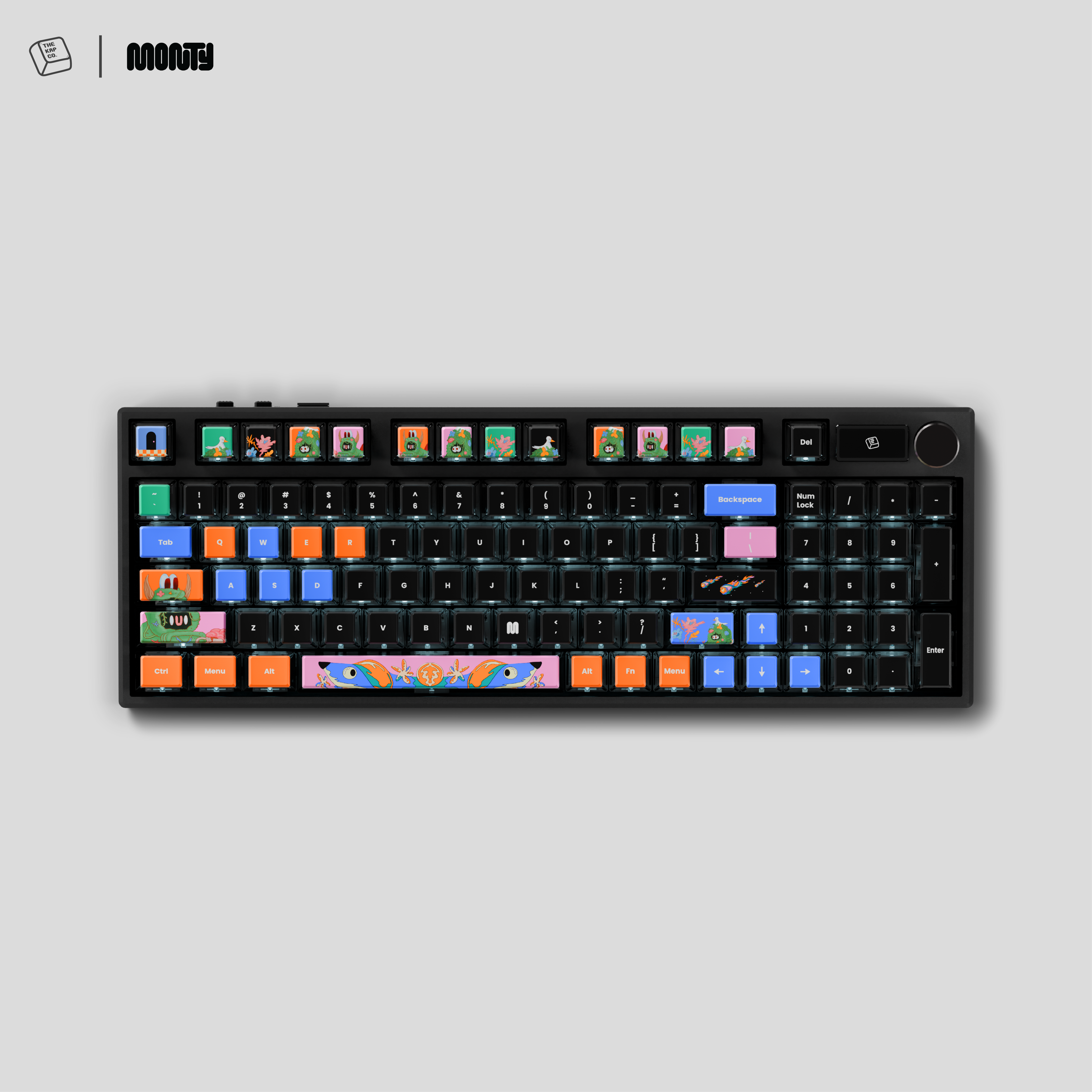 Thekapco x Monty | Galactic Getaway Keycap Set