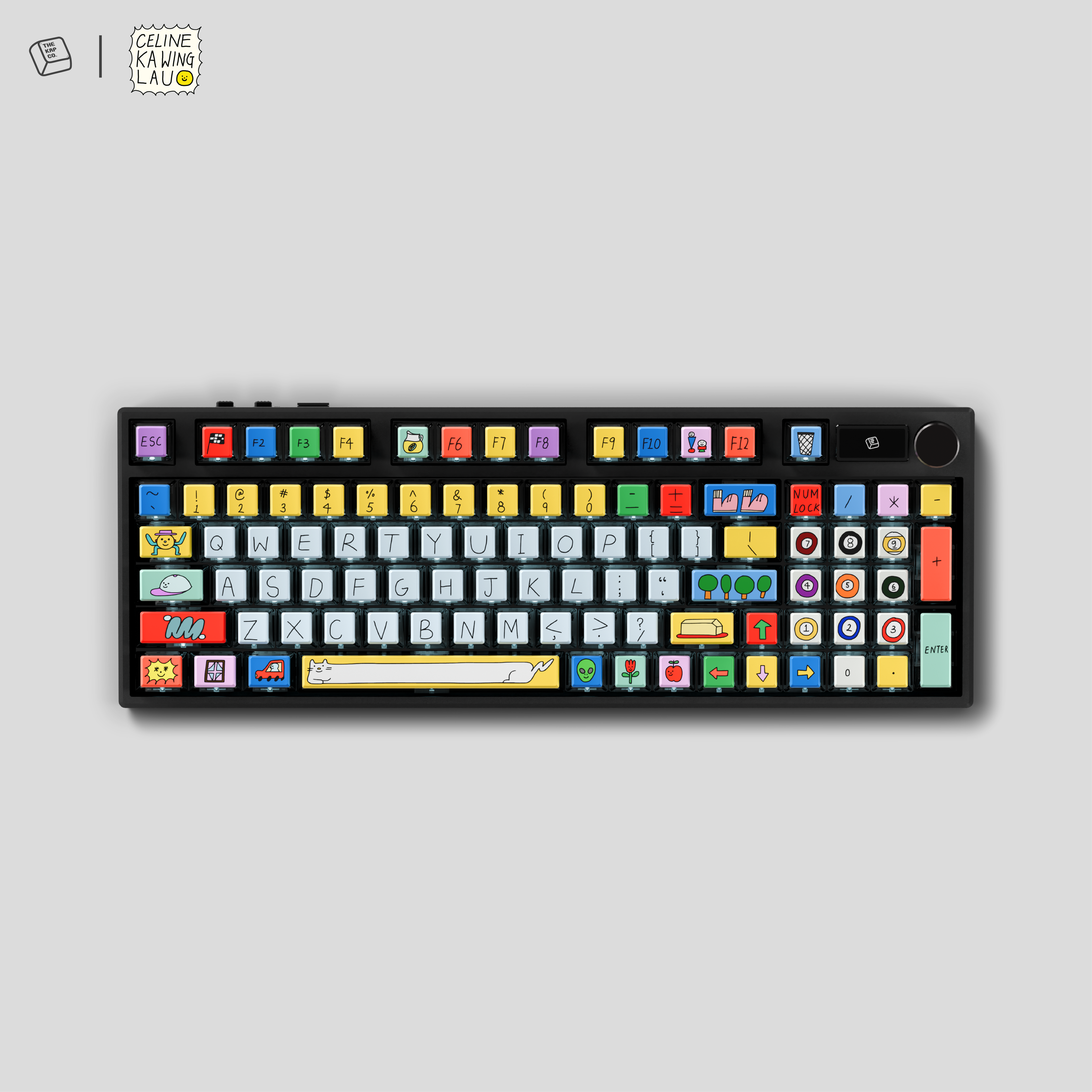 Thekapco x Celine LKW | Playground Keycap Set