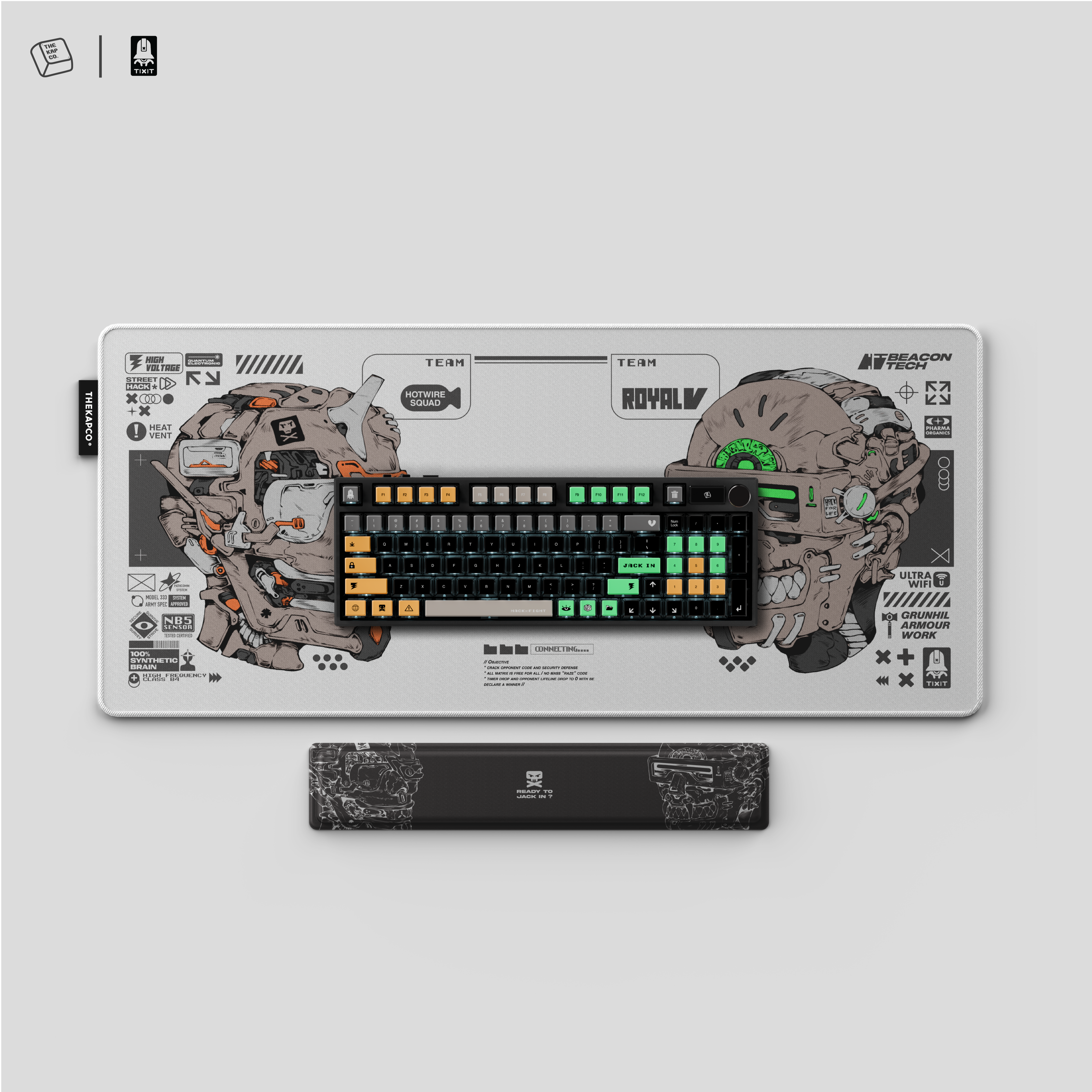 Thekapco x TIXIT | Hackfight Wristrest