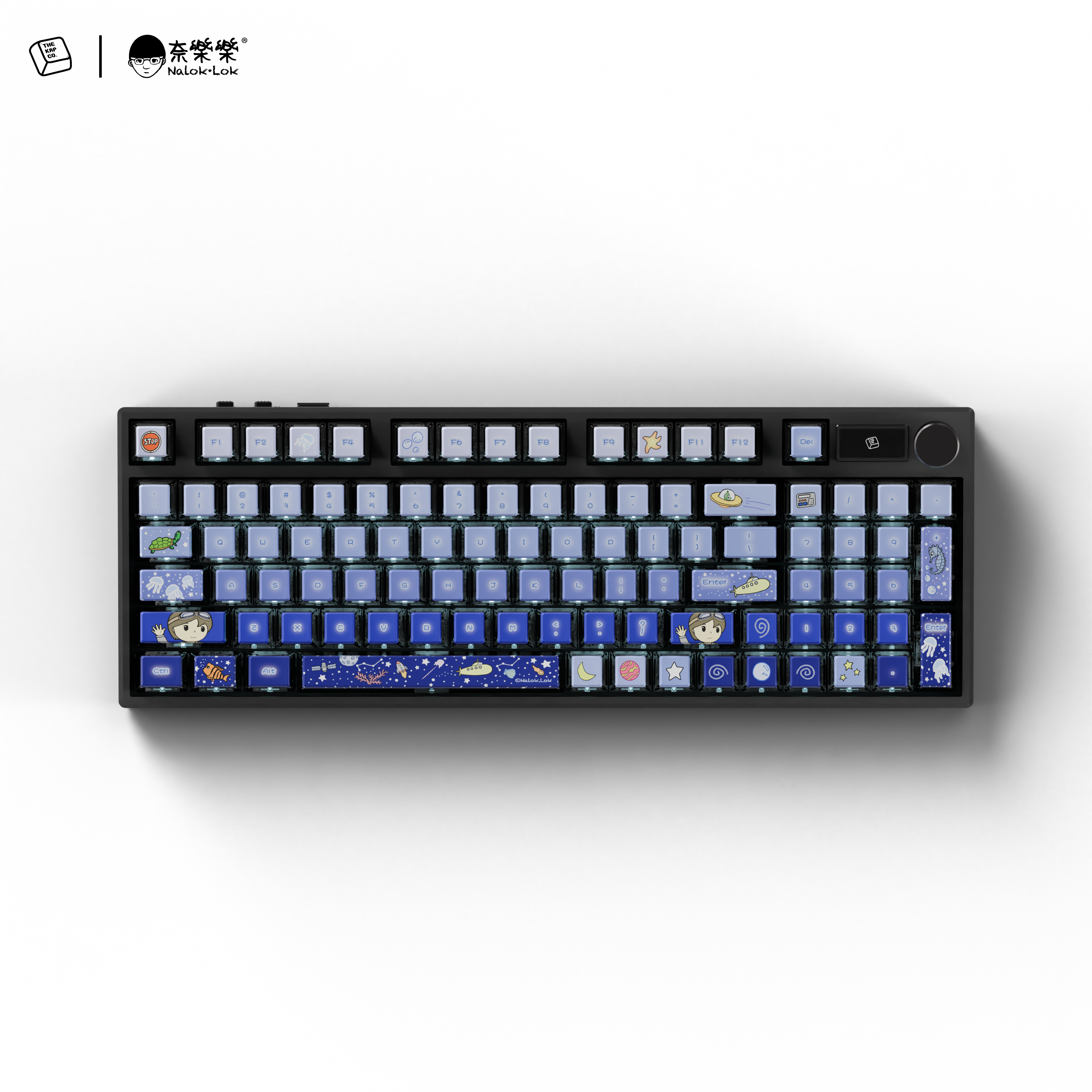 Thekapco x Nalok.Lok | You Are Not Alone At Sea Keycaps