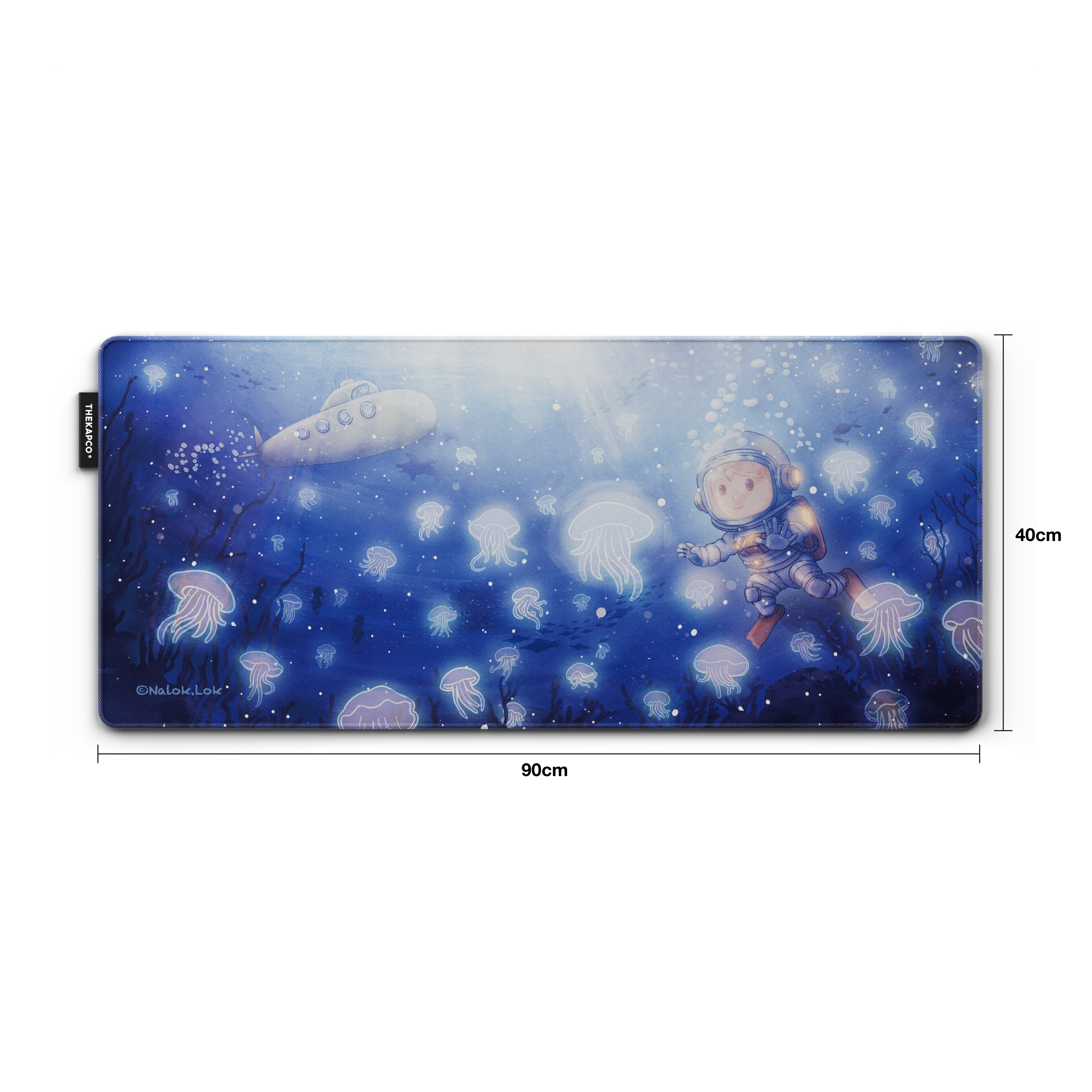 Thekapco x Nalok.Lok | You Are Not Alone At Sea Deskmat