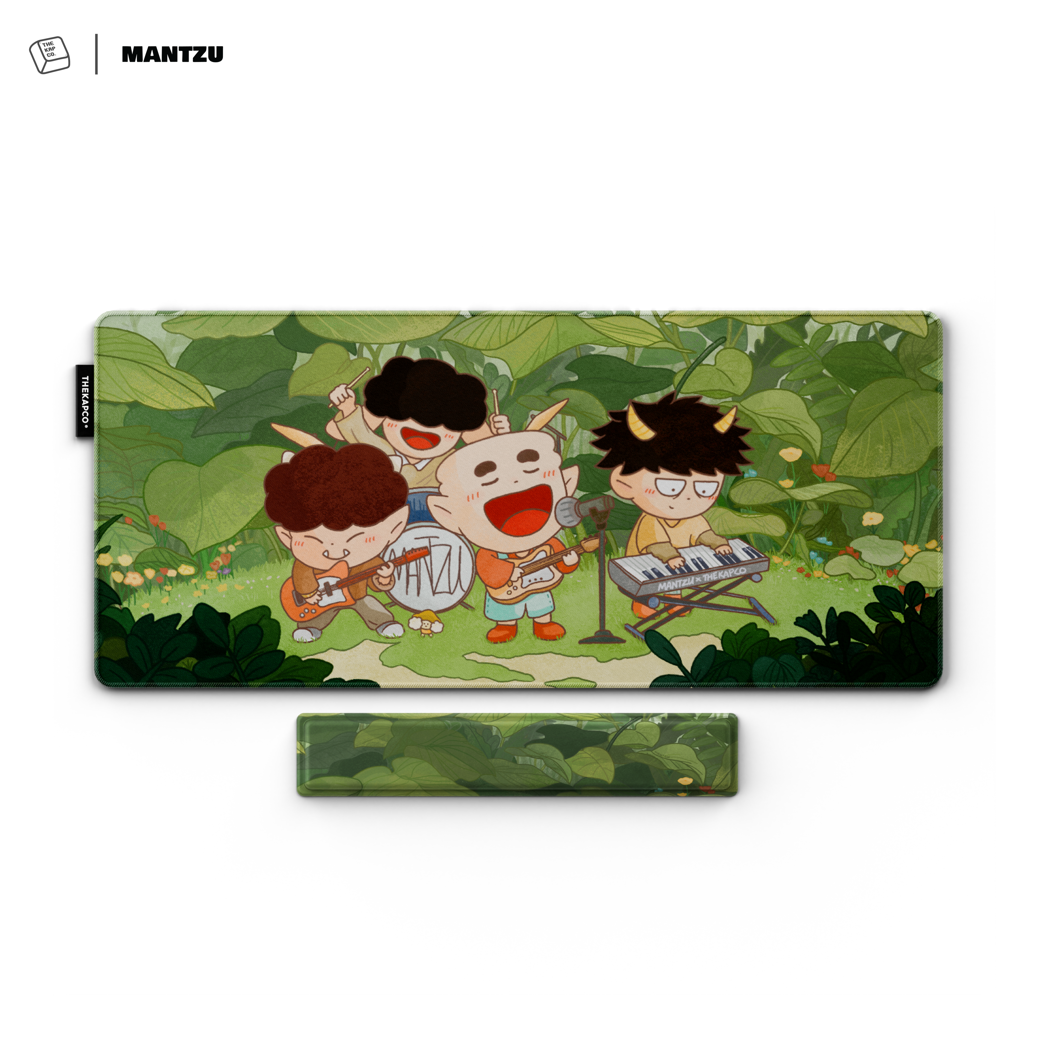 Thekapco x Mantzu | Forest Jam Deskmat
