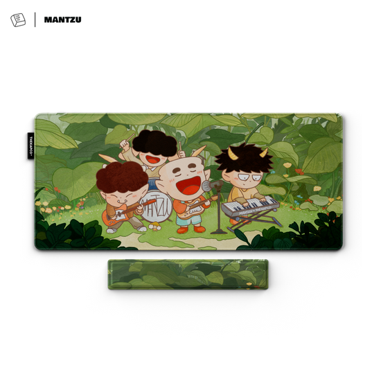 Thekapco x Mantzu | Forest Jam Deskmat