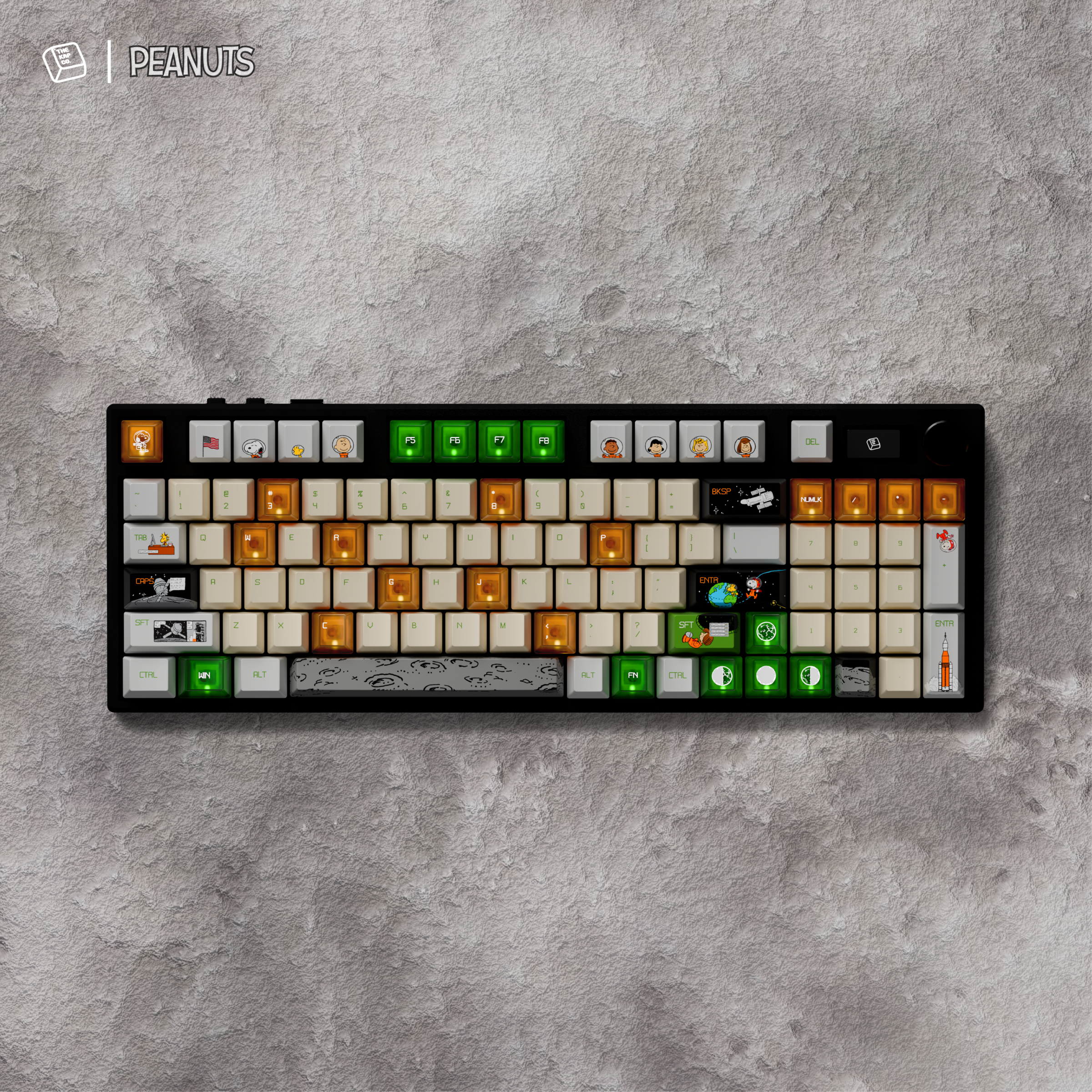 Thekapco x Peanuts | Vintage Astronaut Keycaps