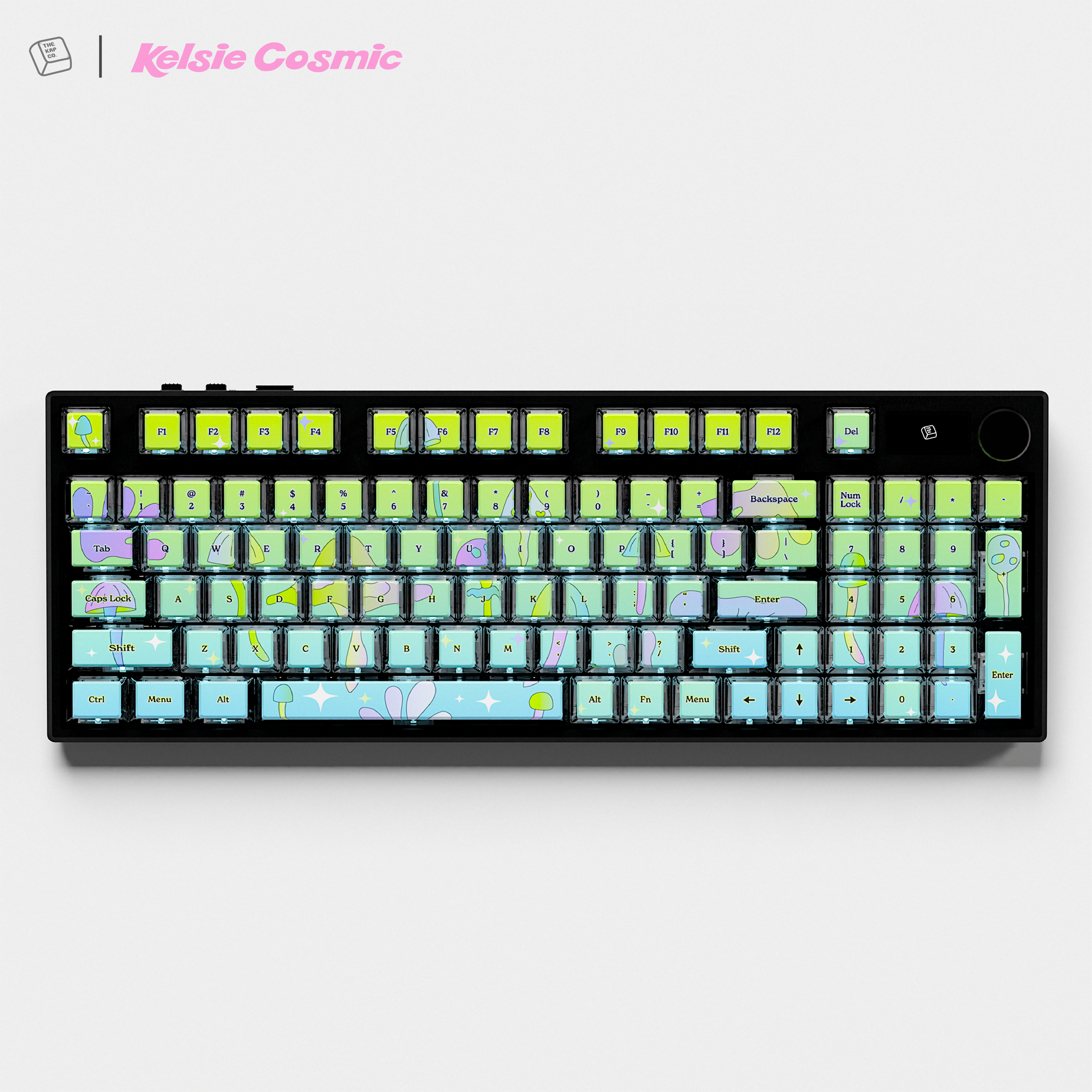 Thekapco x Kelsie Cosmic | Growing & Glowing Keycap Set