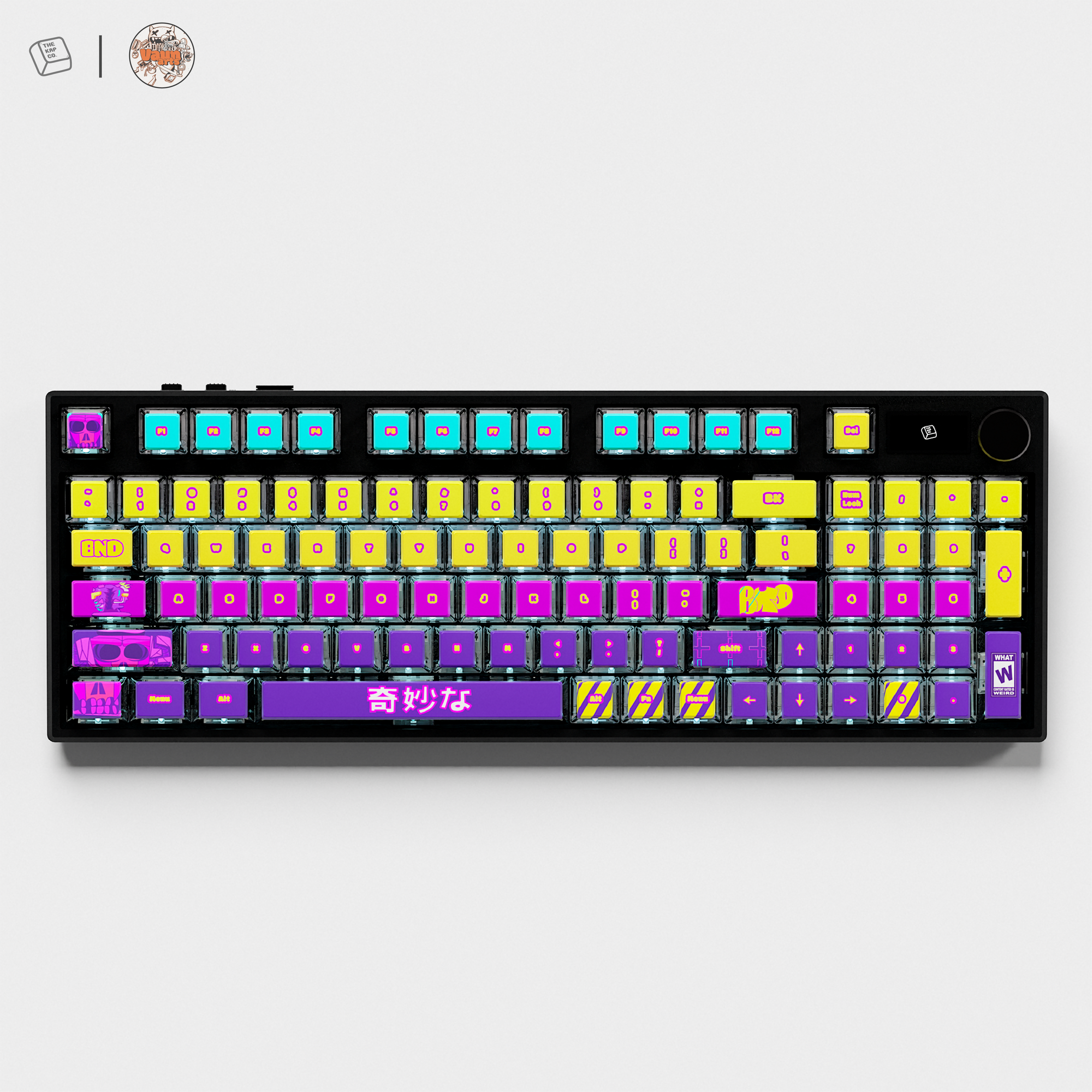 Thekapco x Vaunsarts | Radioactive Keycap Set