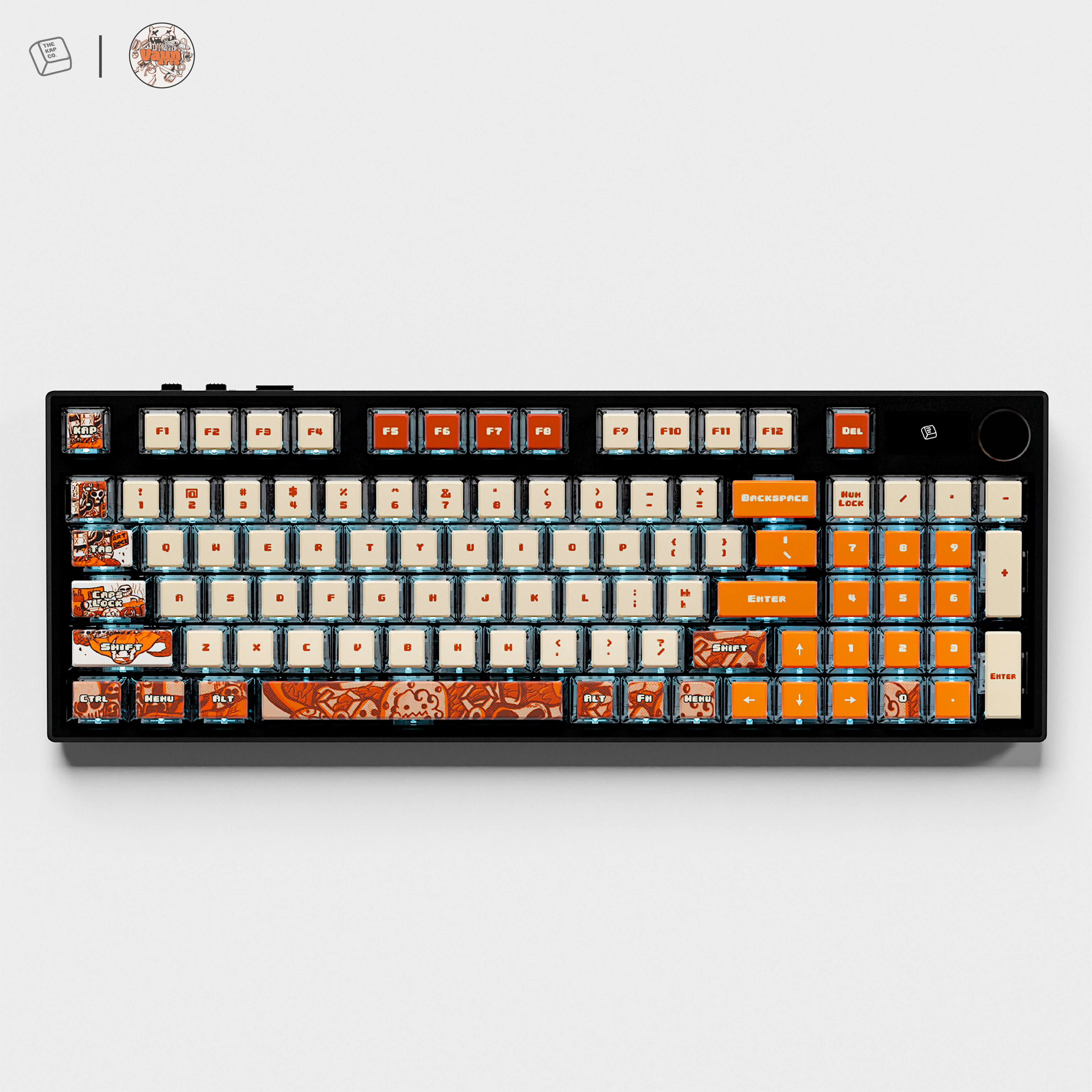 Thekapco x Vaunsarts | Doodle Party Keycap Set