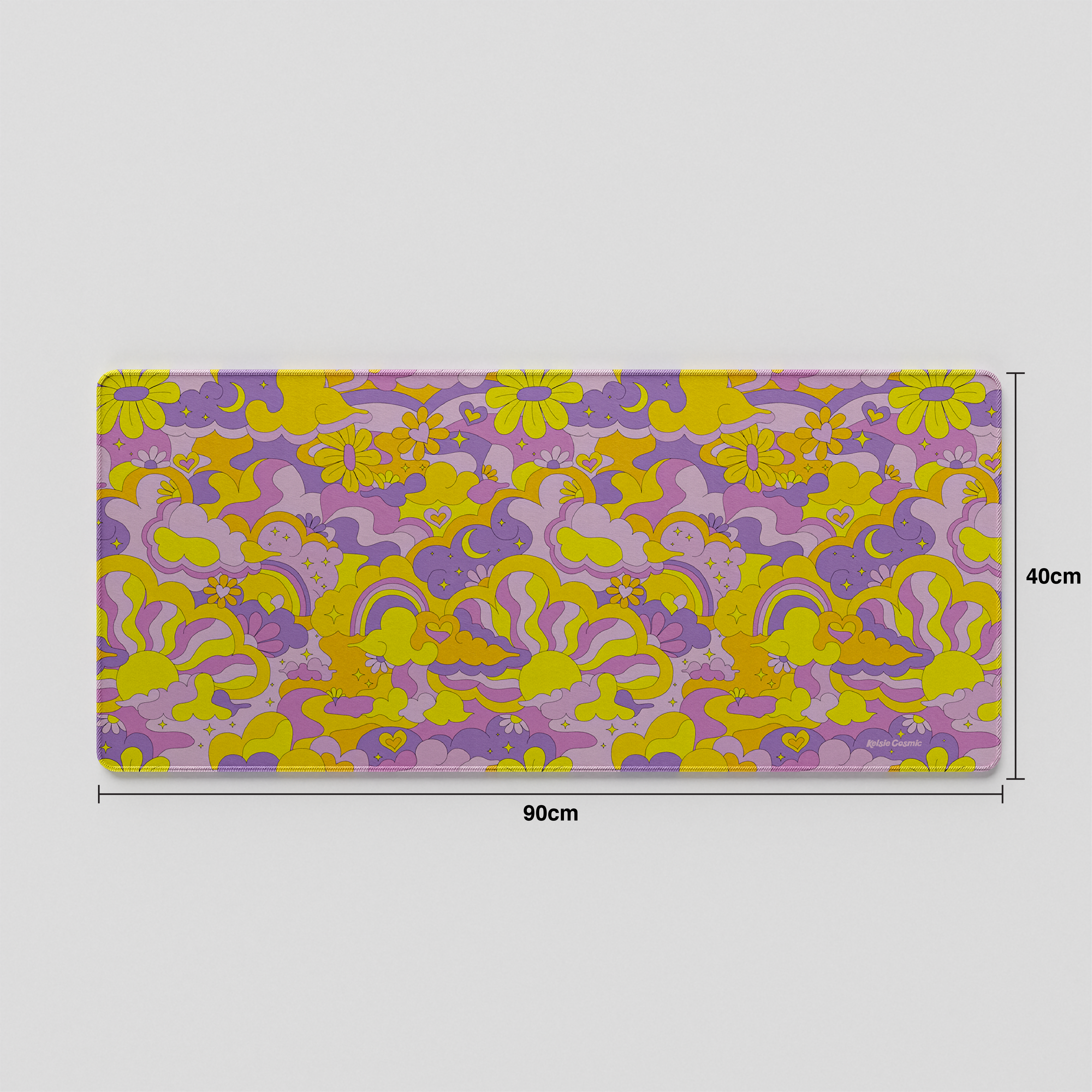 Thekapco x Kelsie Cosmic | Sunset Dream Deskmat / Wristrest