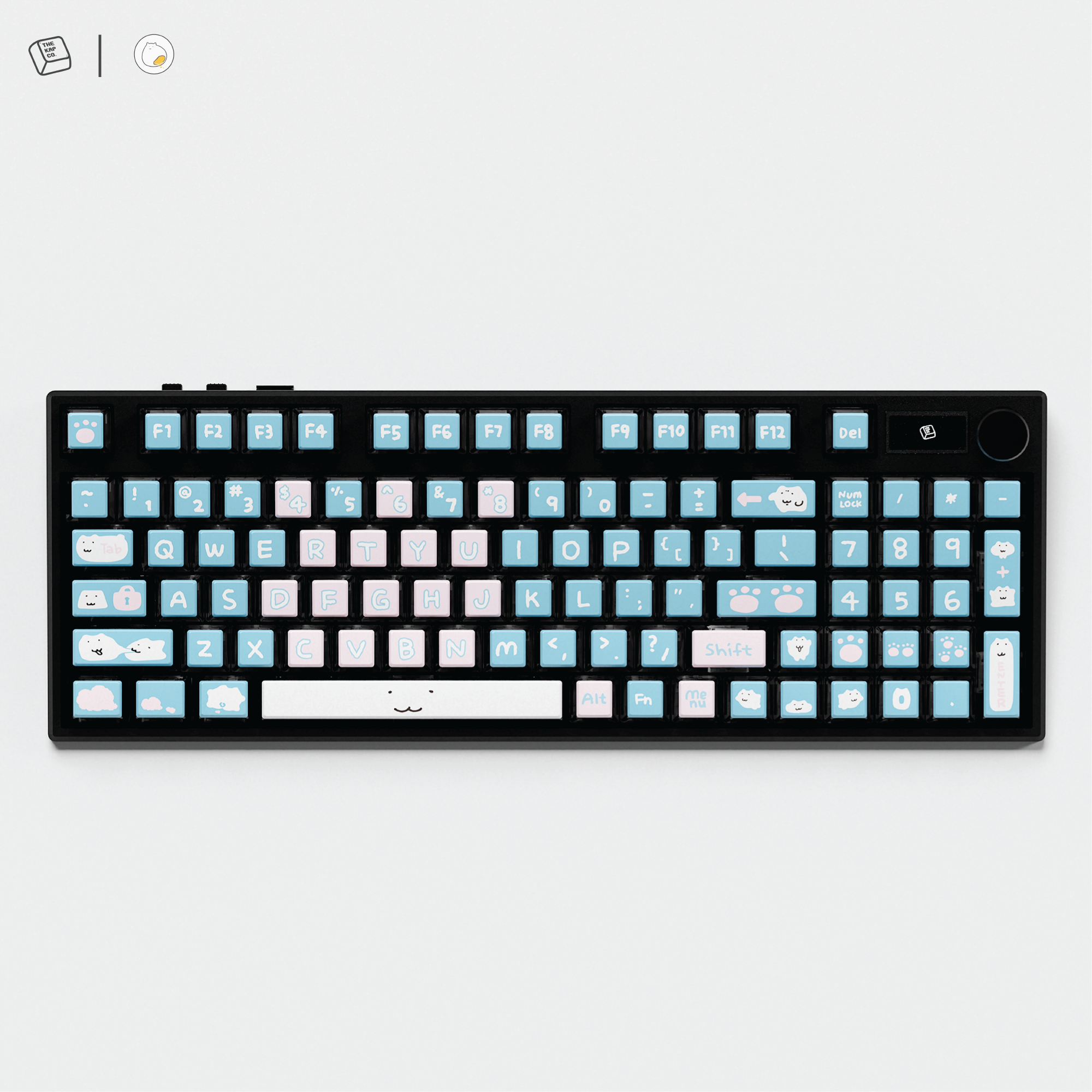 Thekapco x Meomonsters | Paw Paw Keycap Set