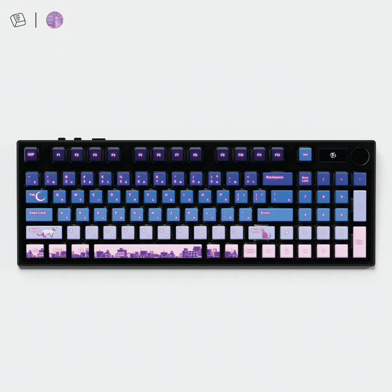 Thekapco x Elora | Night in the Neko City Keycaps
