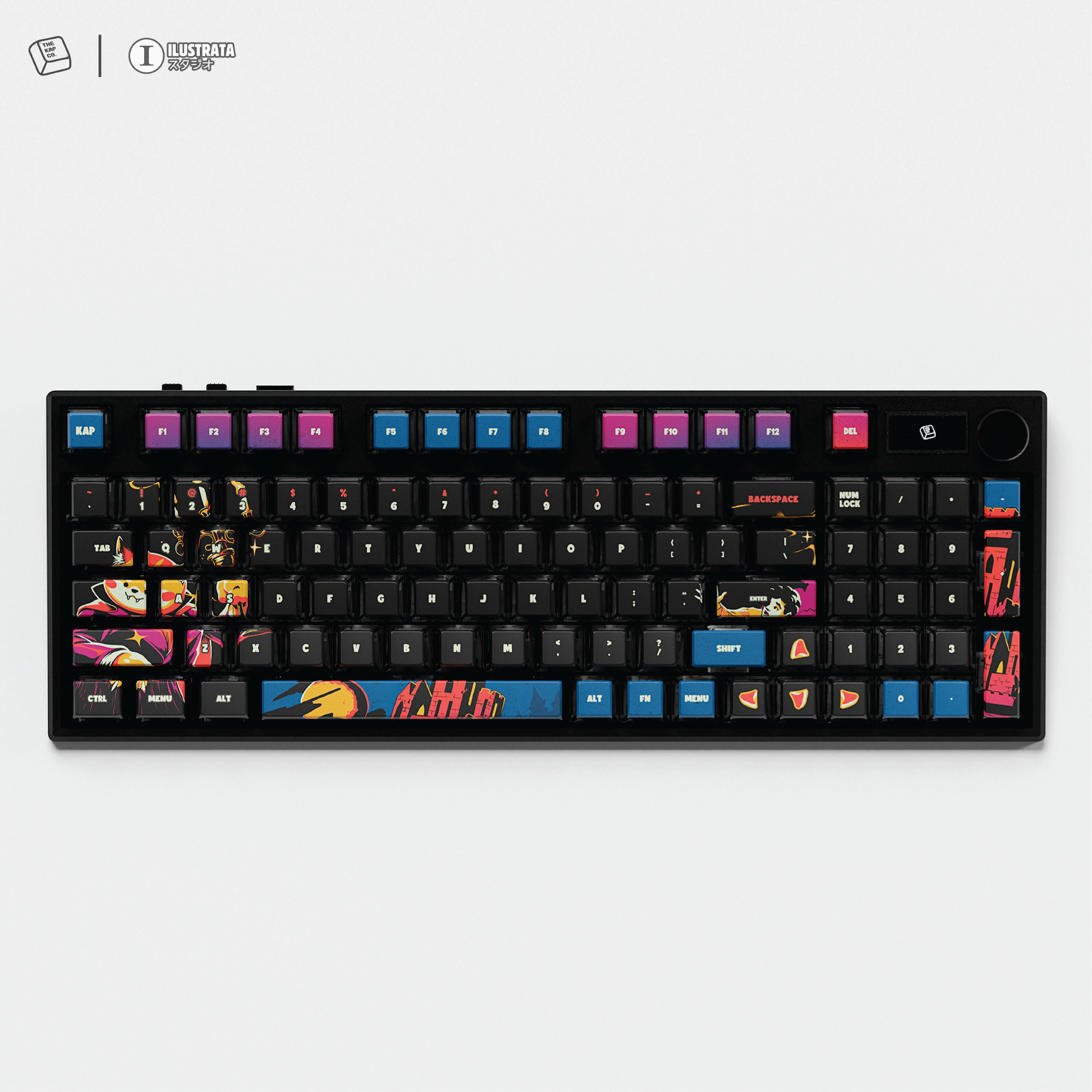 Thekapco x Ilustrata | Catula Keycap Set