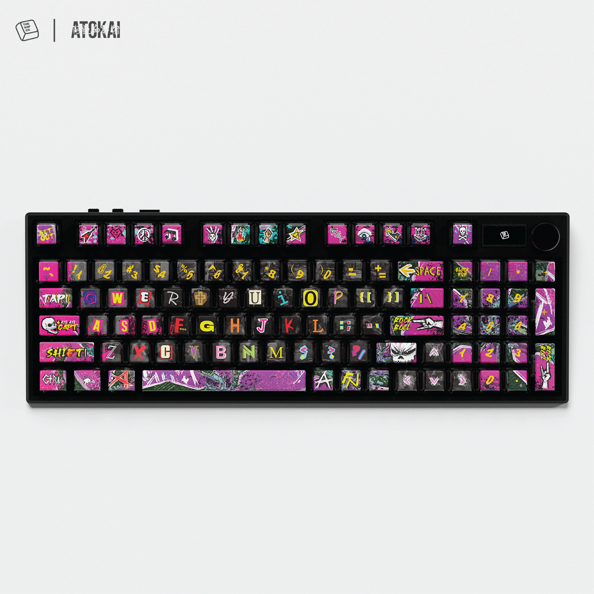 Thekapco x Atokai | The Punky Street Keycaps