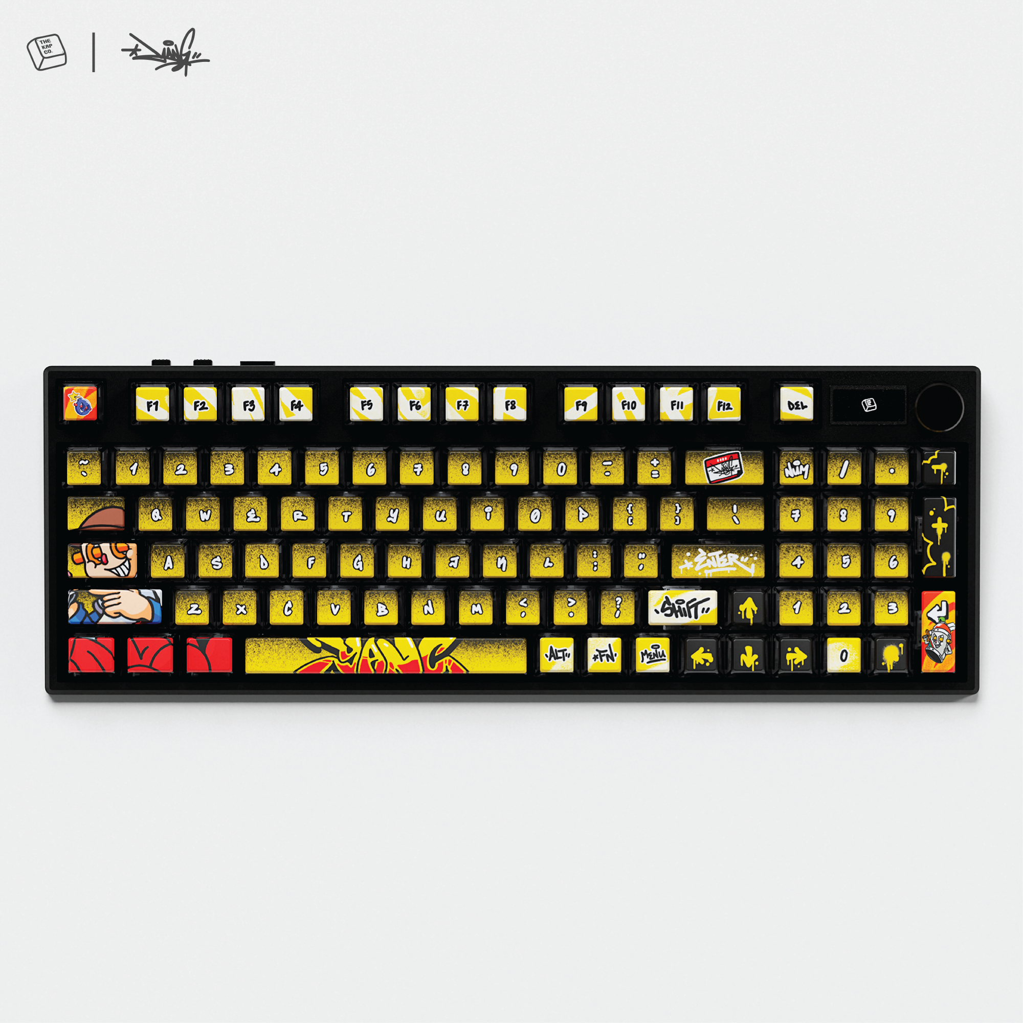 Thekapco x YANG | The Graffiti Keycap Set