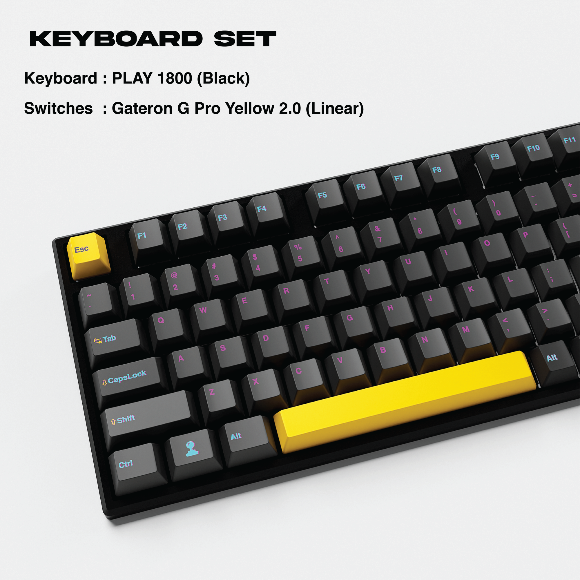 Thekapco x Lalamoon | Retro Arcade Keycap Set